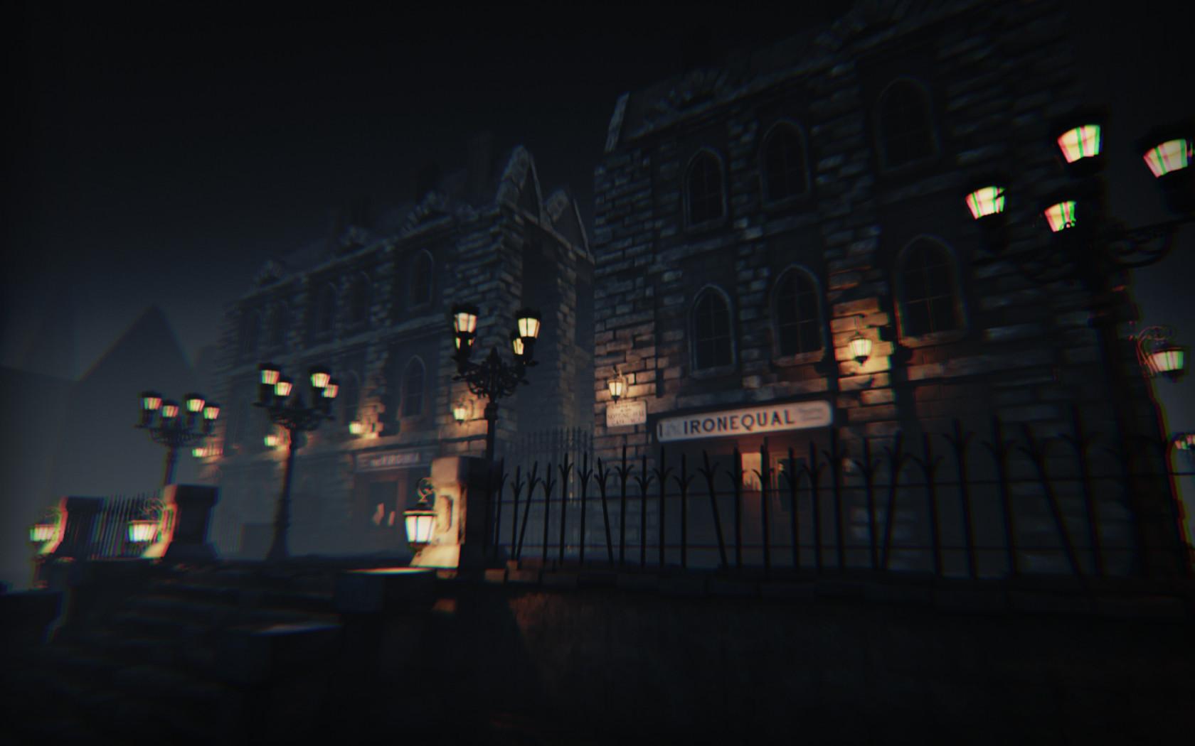 1680x1050 Theophile Loaec Scene // Dark London