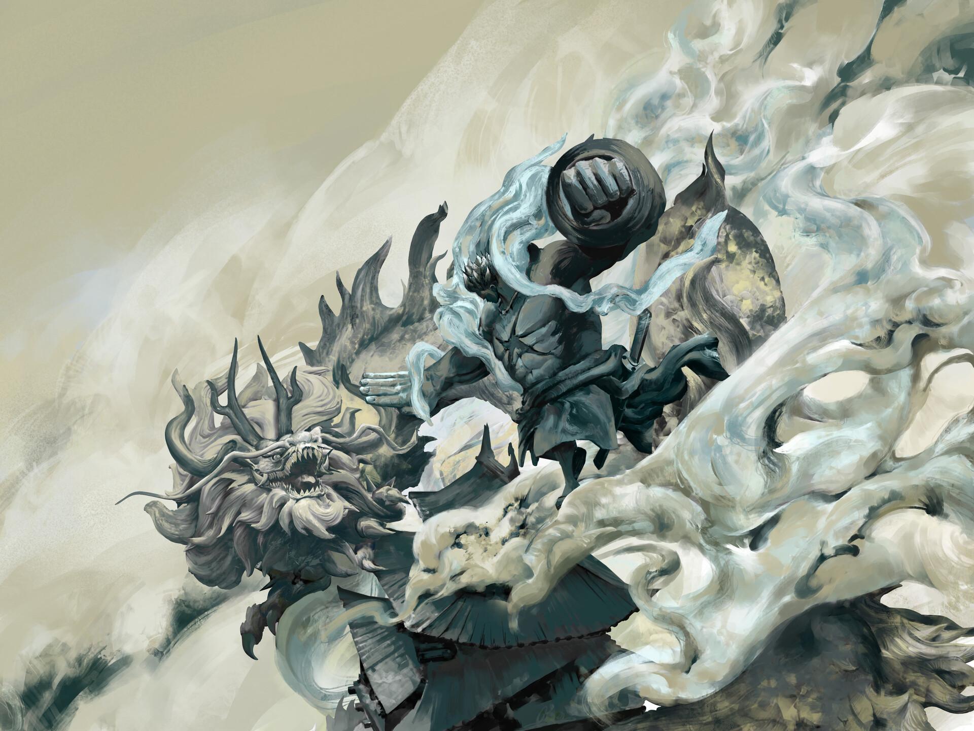 1920x1440 Onepiece VS Kaido, MUMU MEI
