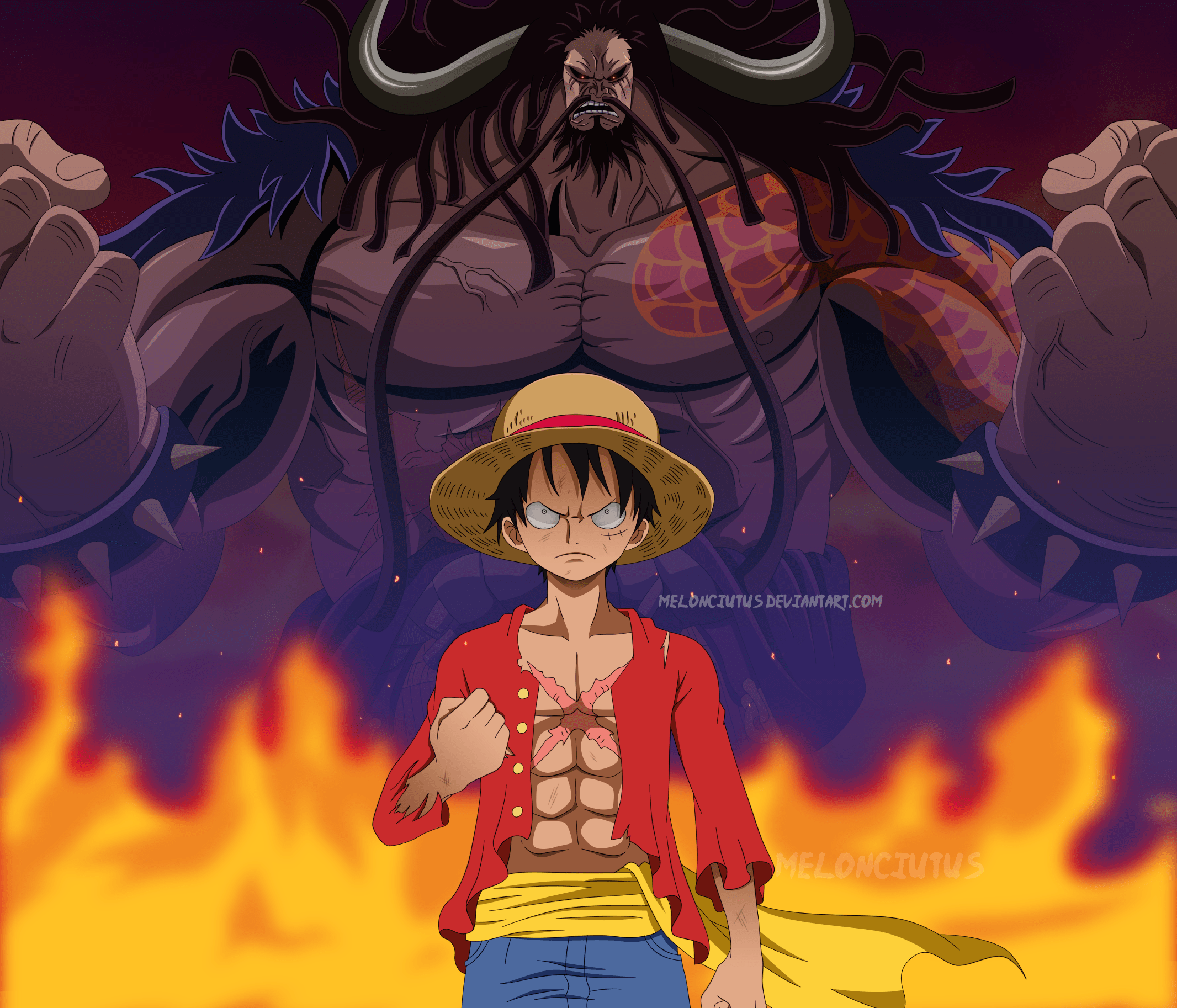2132x1826 2132x1826 Kaido (One Piece), Monkey D. Luffy wallpaper. Mocah HD Wallpaper