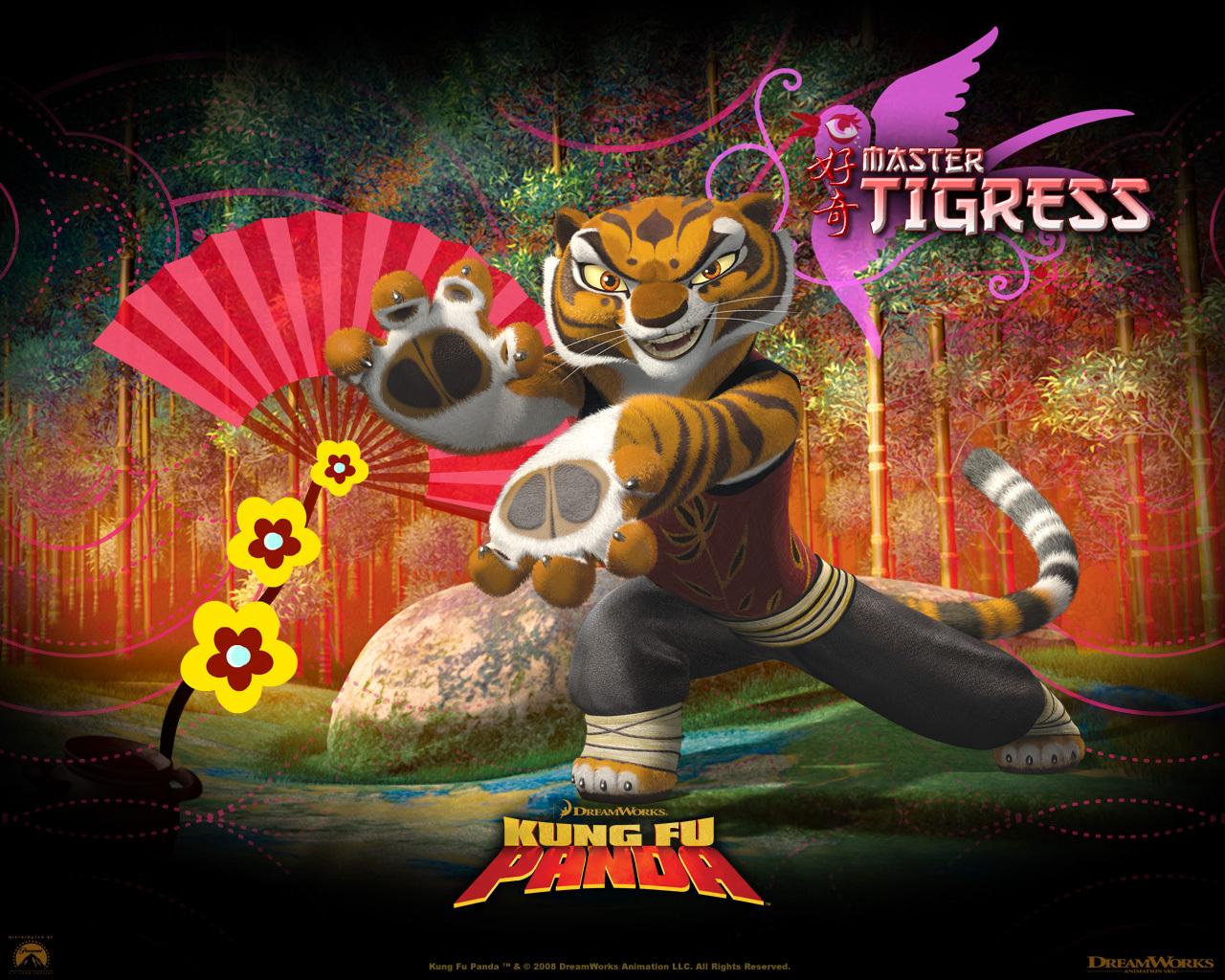 1280x1024 Tigress Fu Panda Wallpaper