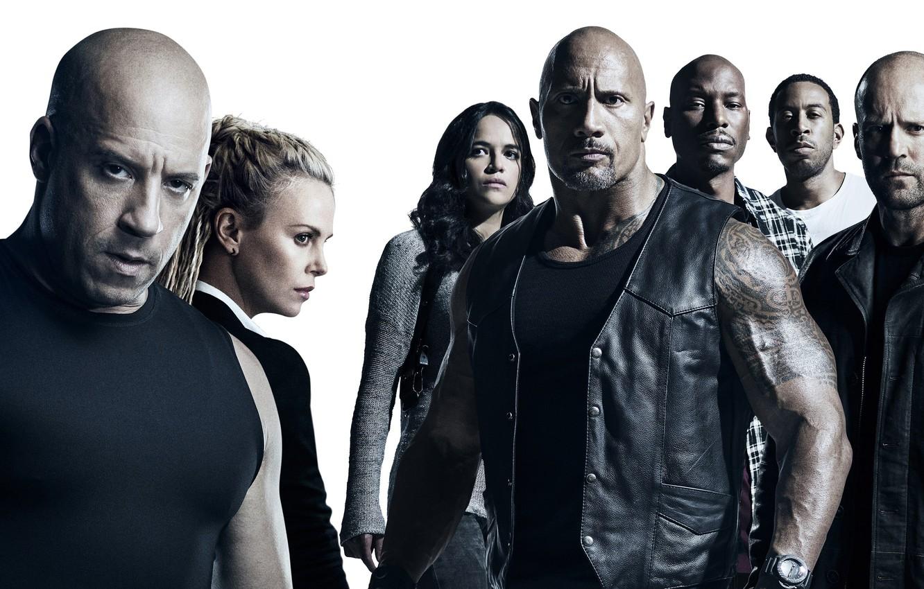 1332x850 Wallpaper Charlize Theron, cinema, movie, Vin Diesel, Jason Statham, Dwayne Johnson, Michelle Rodriguez, film, The Fast and the Furious, Dominic Toretto, Luke Hobbs, Ludacris, Tyrese Gibson, Letty Ortiz, Fast And Furious