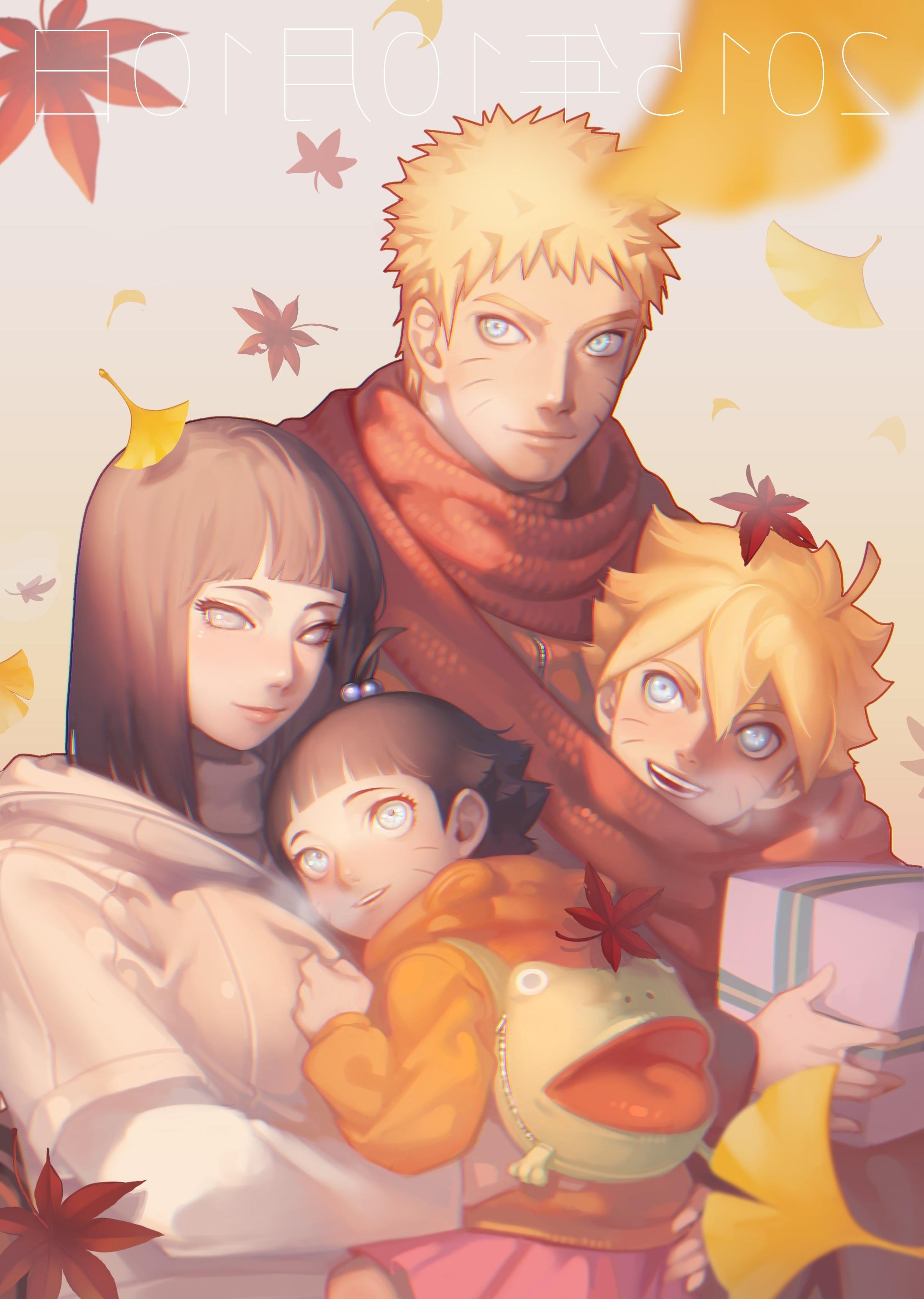 2209x3106 Wallpaper Naruto X Hinata, Naruto, Himawari, Boruto, Hyuuga Hinata, Uzumaki Naruto, Uzumaki Family:2209x3106