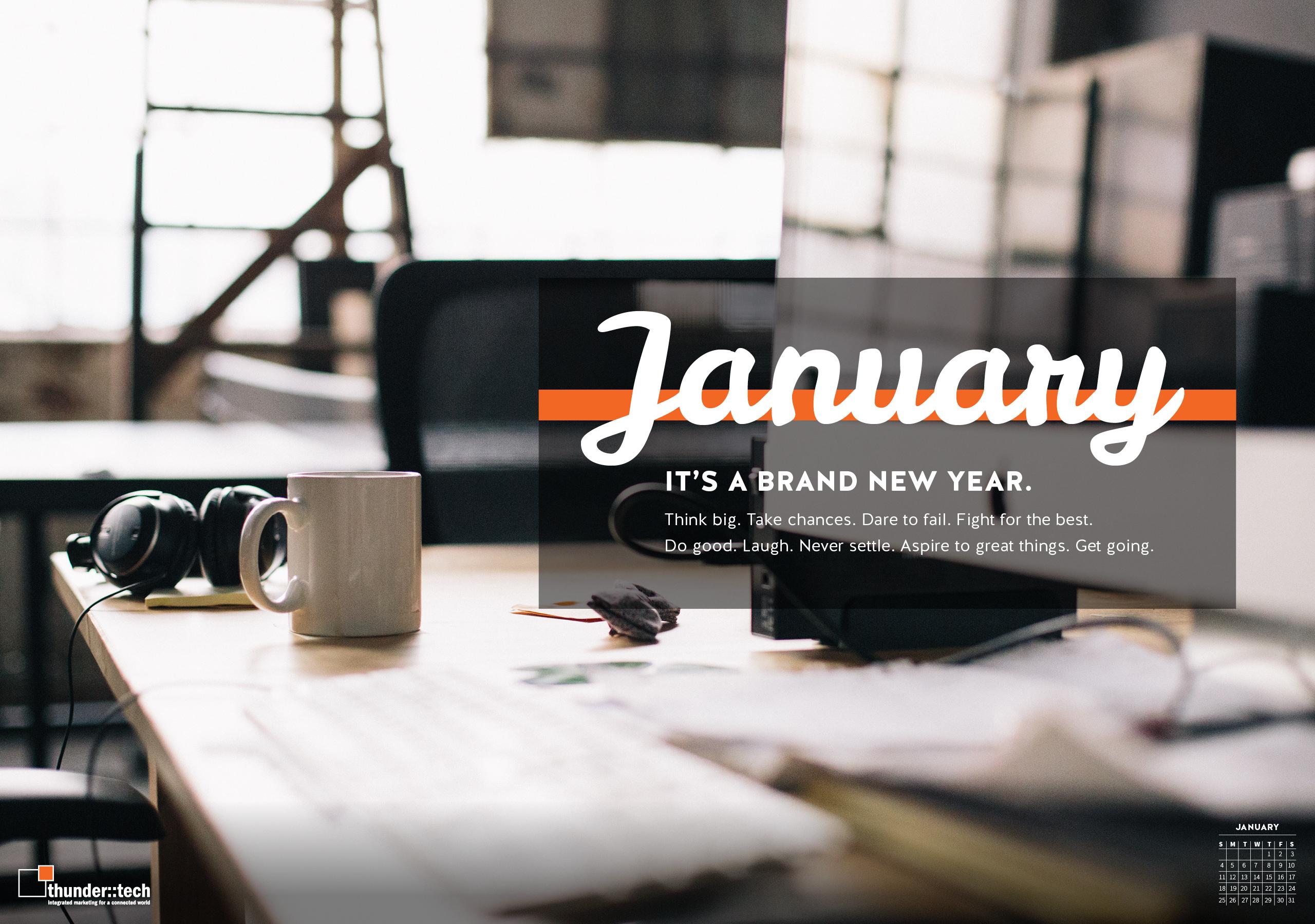 2560x1800 A little inspiration for 2015 in our January wallpaper