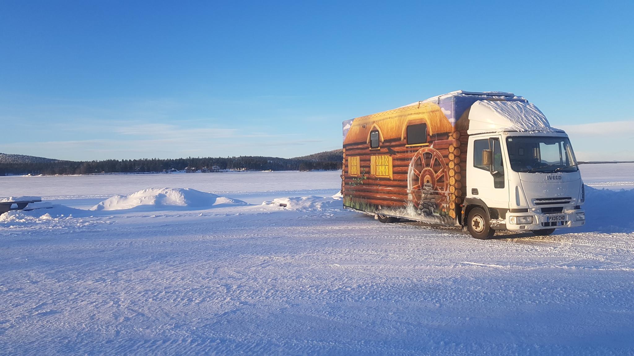 2048x1152 Falken truck tyres help customer make it to the Arctic Circle