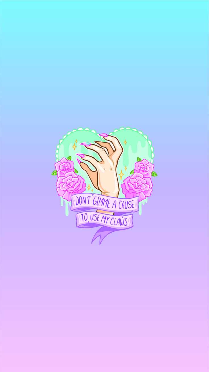 736x1307 Pastel Goth Wallpaper