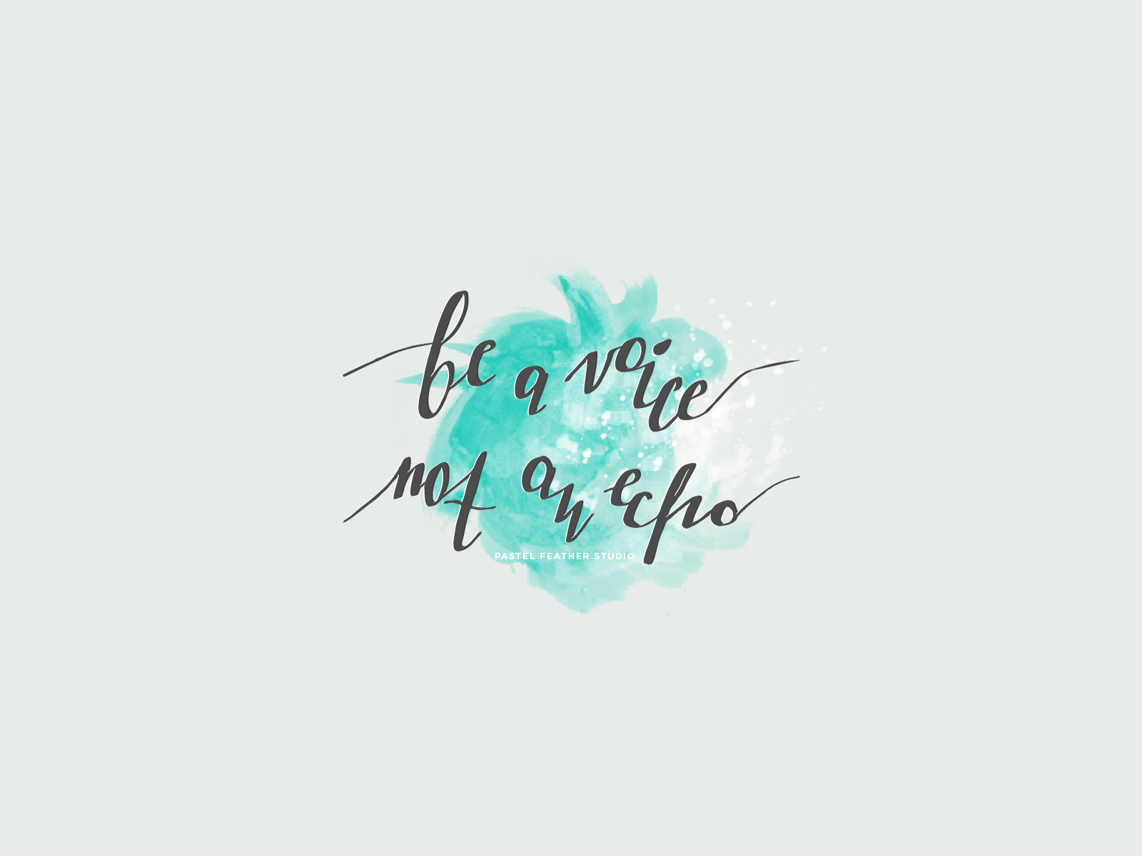 1600x1200 Free wallpaper and calligraphy practice. P△STEL FEATHER STUDIO