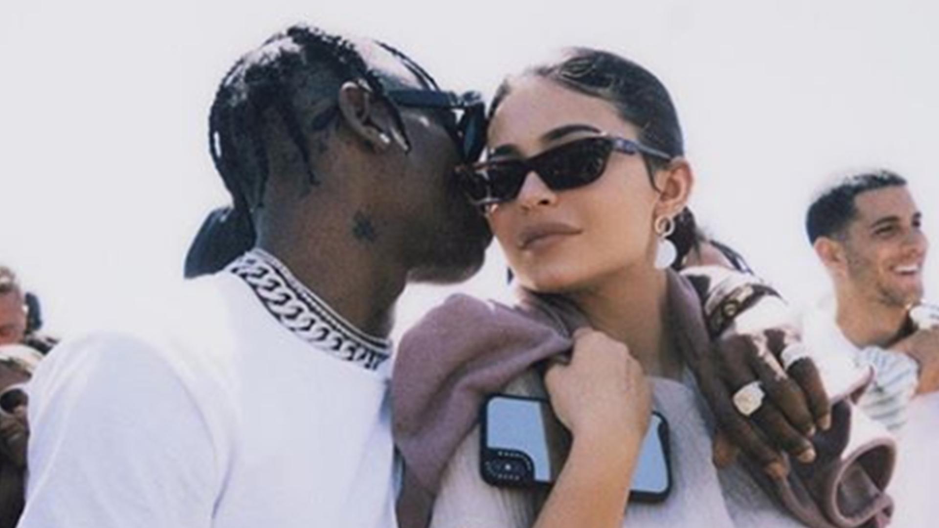 1920x1080 Kylie Jenner & Travis Scott Couldn't Stop The PDA During Kanye West's Coachella Sunday Service