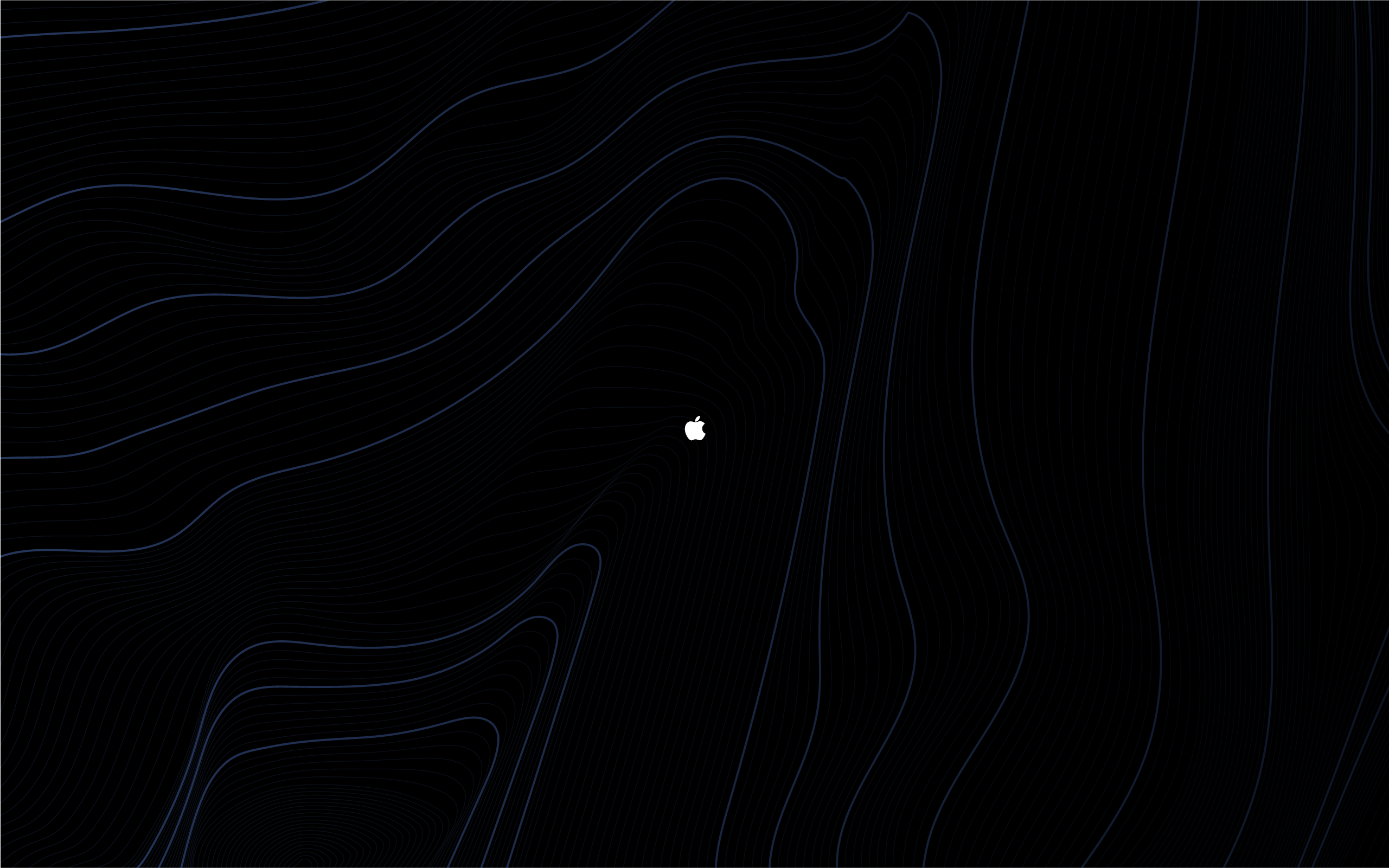 2561x1601 Minimalistic Wallpaper of Apple Logo: mac