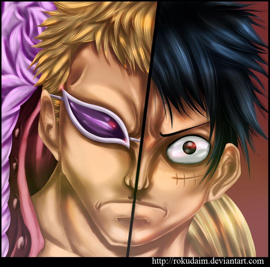 899x888 Luffy vs Doflamingo Wallpaper. Manga pages, Luffy, Anime pirate
