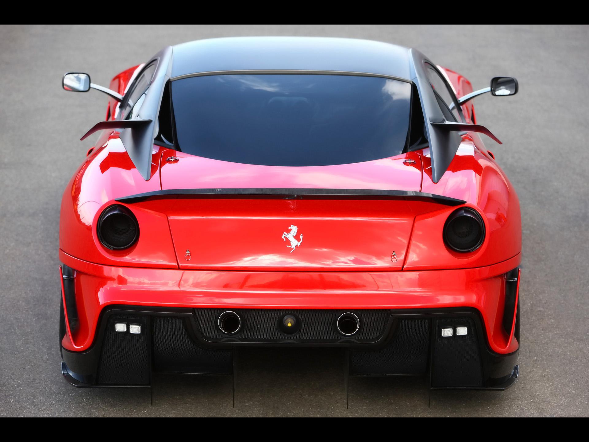 1920x1440 Ferrari 599XX rear wallpaper. Ferrari 599XX rear