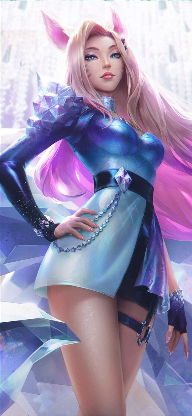 640x1385 ahri league of legends 4k game 2020 iPhone 12 Wallpaper Free Download