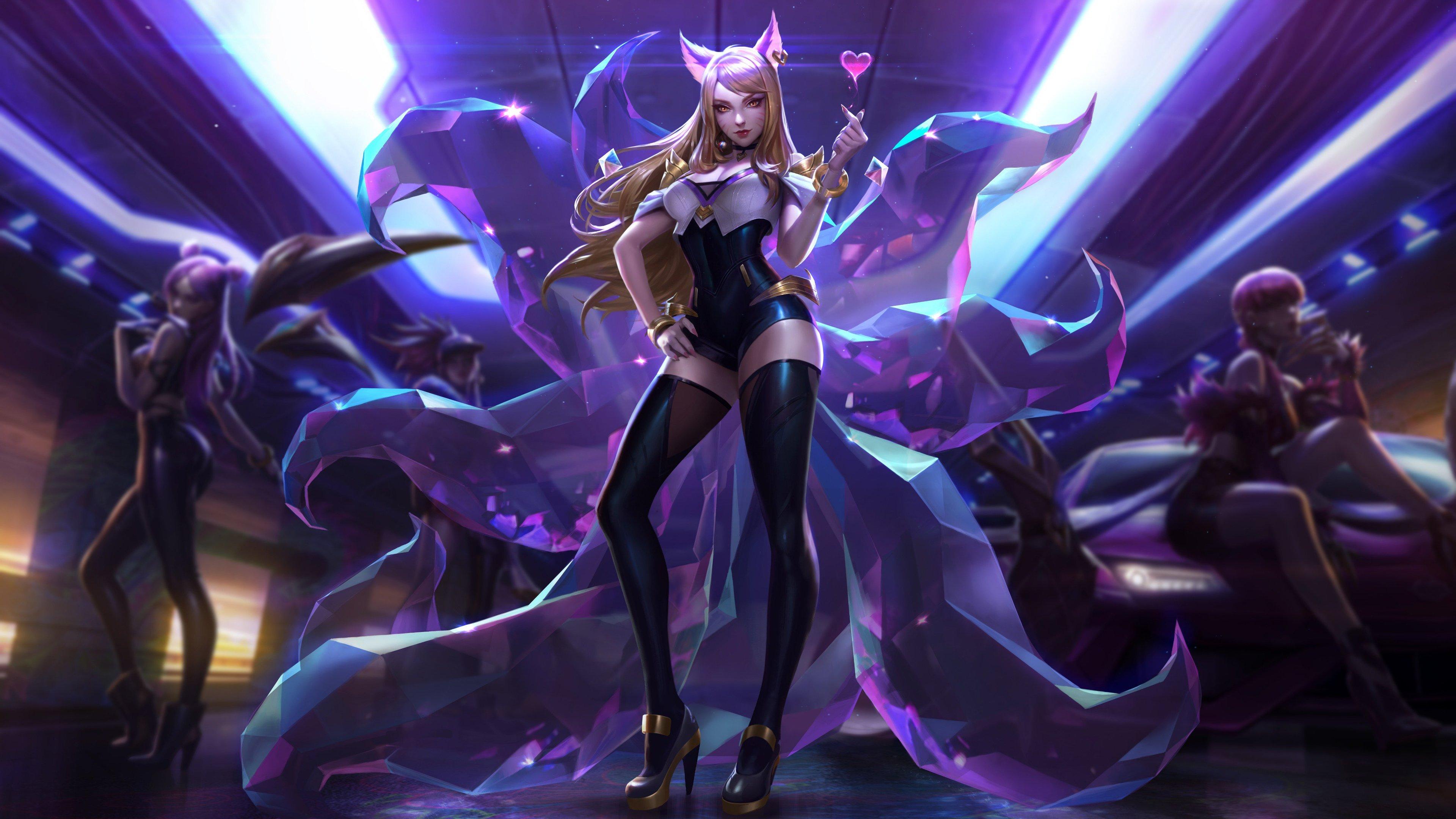 3840x2160 Wallpaper 4k Ahri League Of Legends 4k 4k Wallpaper, Games Wallpaper, Hd Wallpaper, League Of Legends Wallpaper