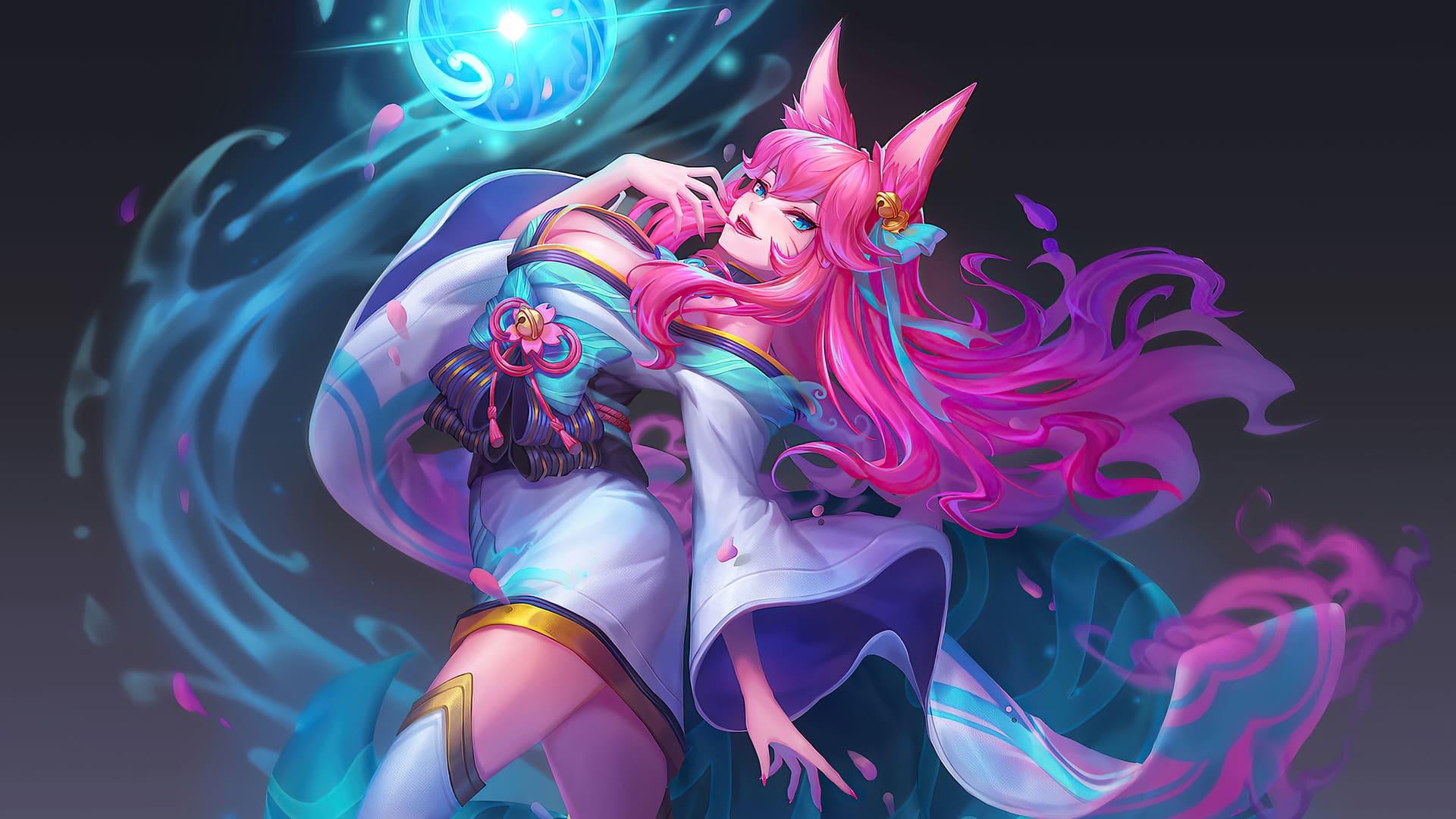 1920x1080 Ahri Wallpaper League of Legends