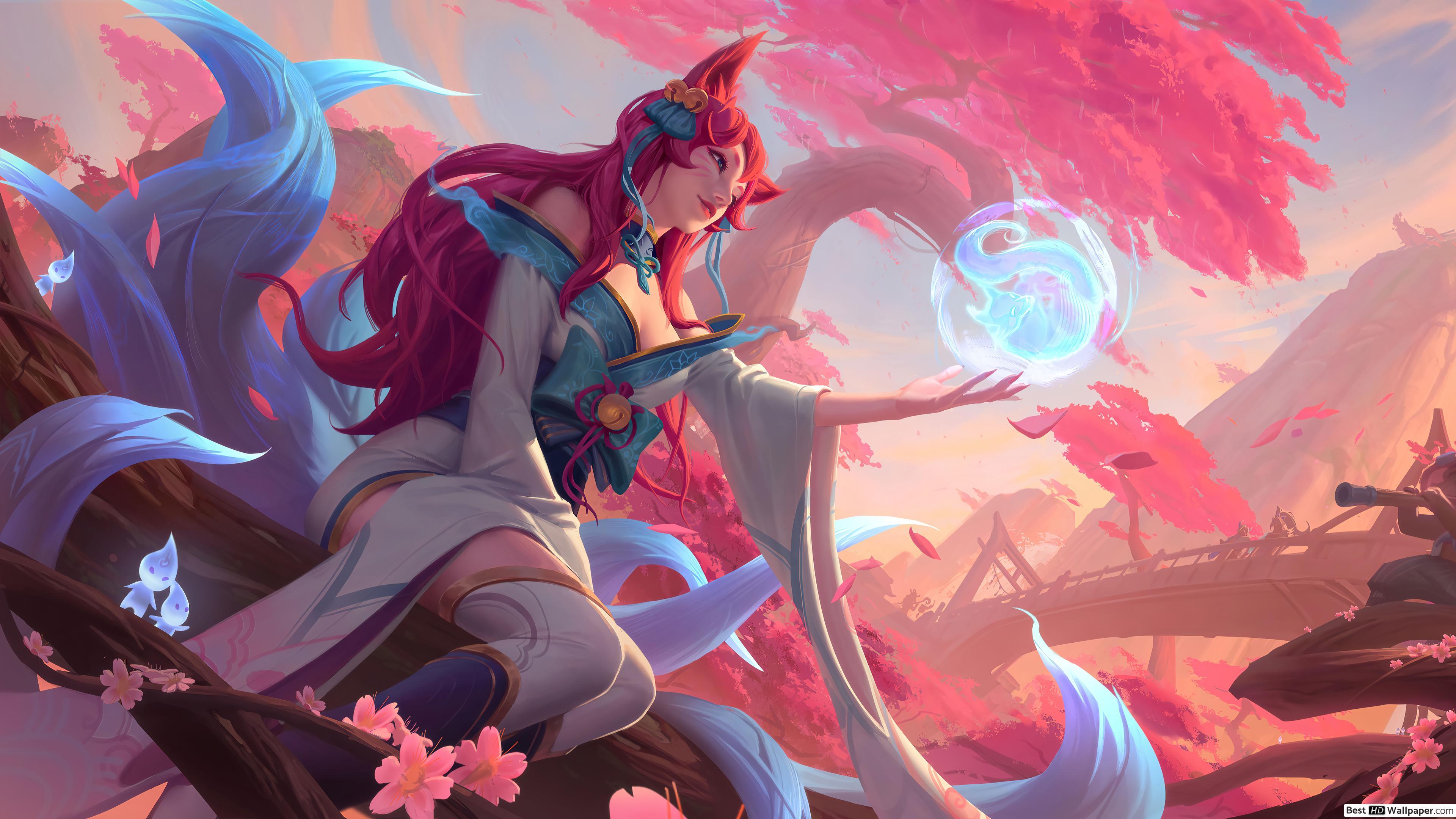 Ahri League Of Legends Wallpapers Top Free Ahri League Of Legends Backgrounds Wallpaperaccess