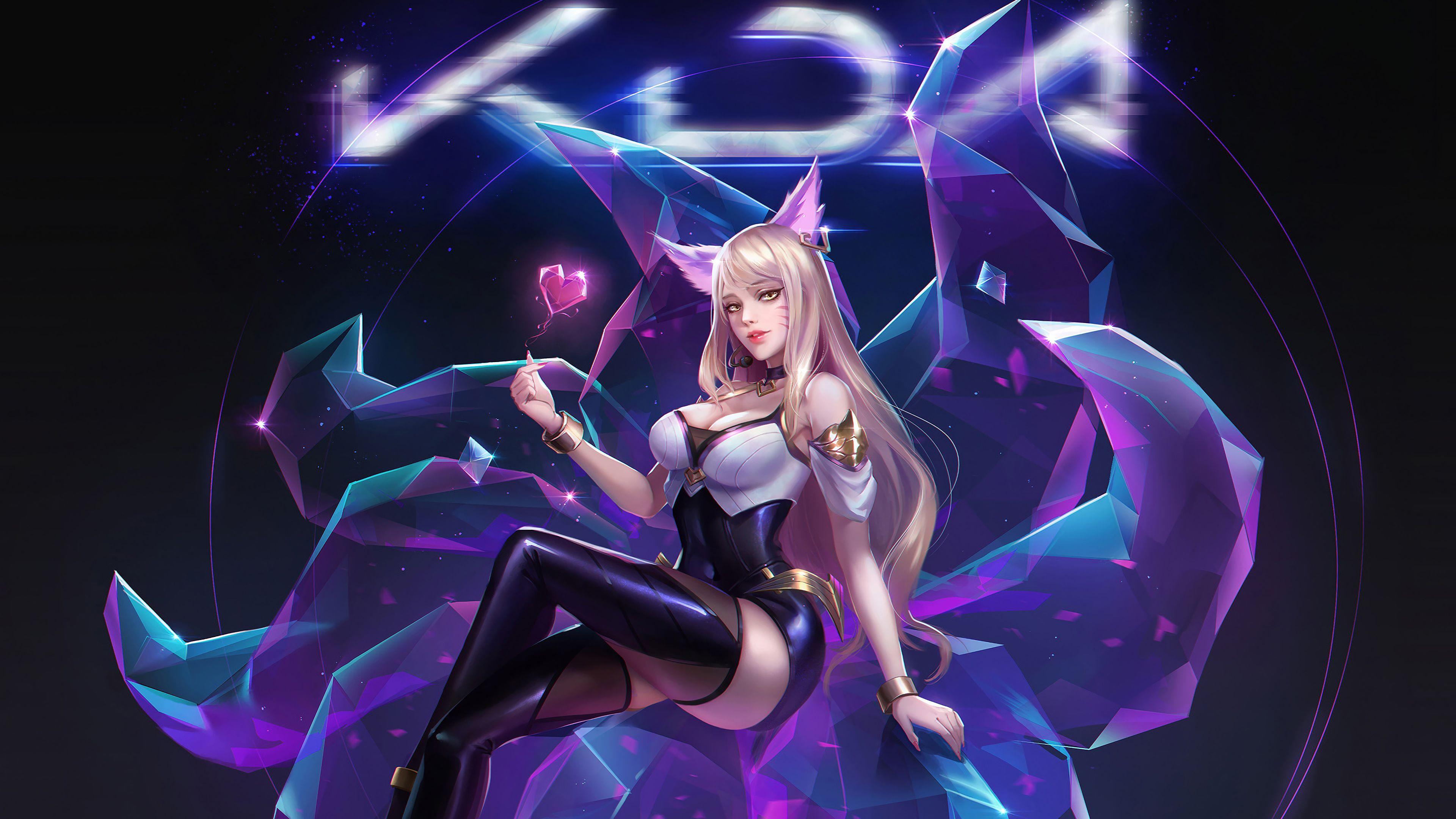 3840x2160 K DA Ahri LoL League Of Legends Lol League Of Legends, K DA Ahri, K DA Of Legends, Ahri. Ahri League, League Of Legends, Lol League Of Legends