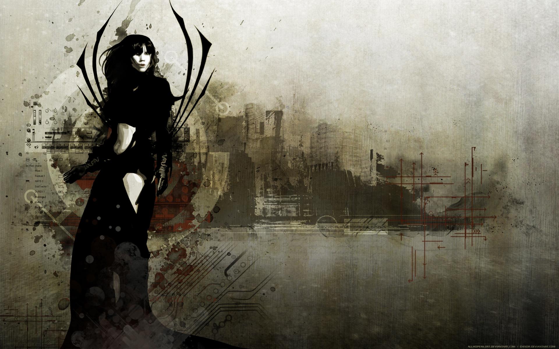 1920x1200 grunge, artwork wallpaper