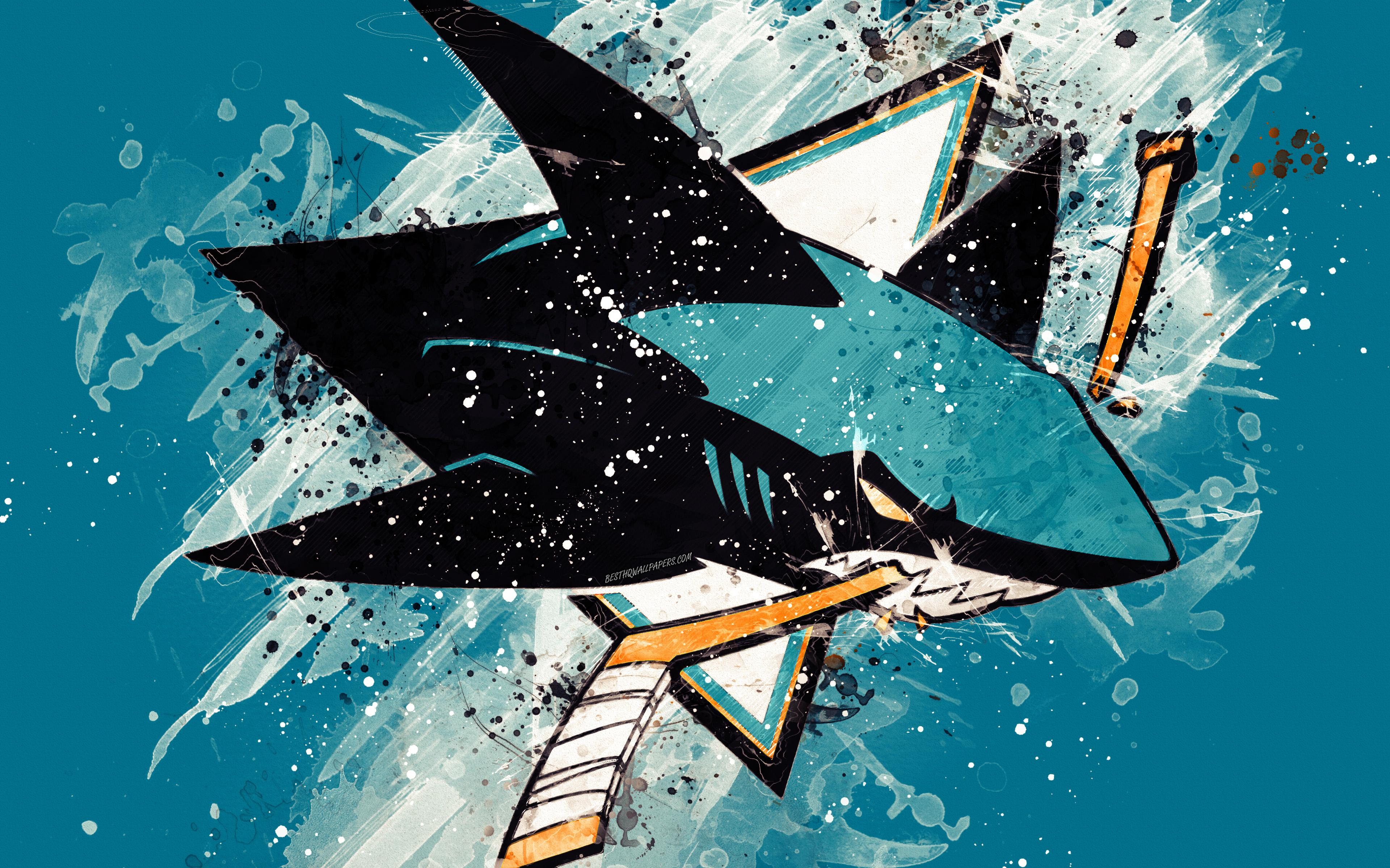 3840x2400 Free download Download wallpaper San Jose Sharks 4k grunge art American [3840x2400] for your Desktop, Mobile & Tablet. Explore Club San José Wallpaper. Club San José Wallpaper, Wallpaper San