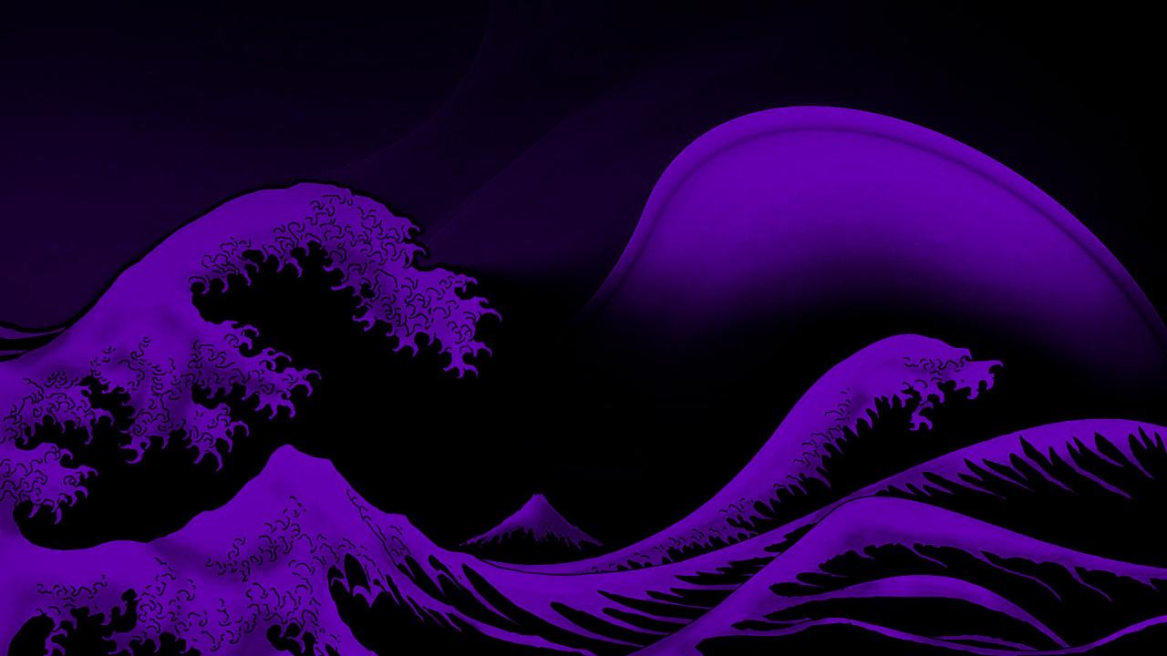1280x720 Purple Aesthetic, Grunge, Glow