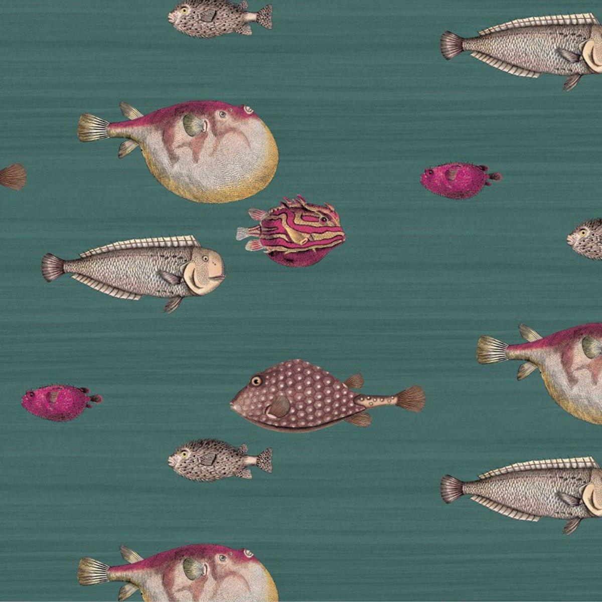 1200x1200 Cole & Son 'Acquario Viridian' Wallpaper