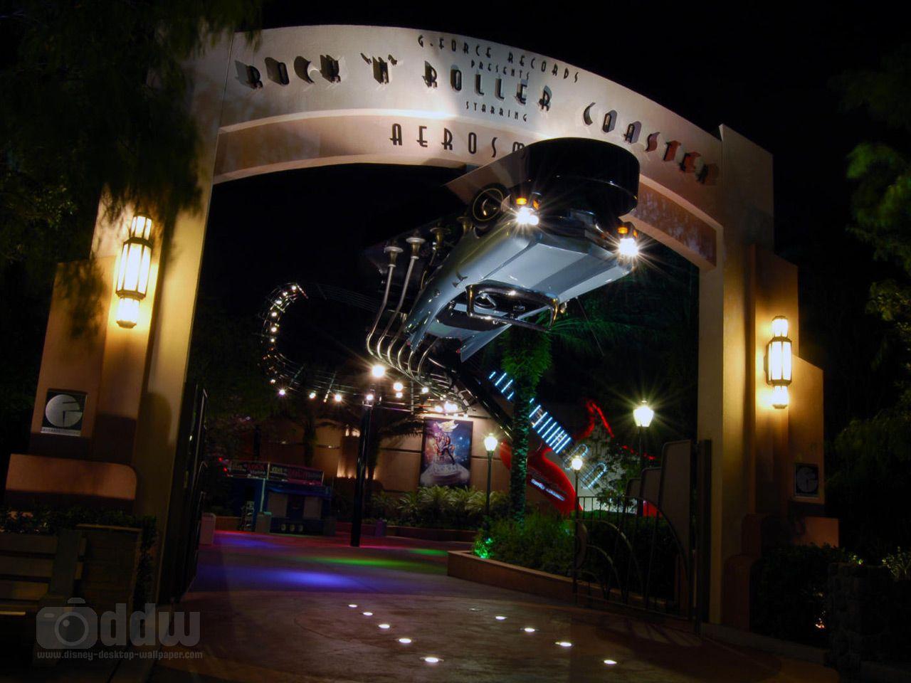 1280x960 Rock N' Rollercoaster is one of two thrill rides that can be found at Disney's Hollywood S. Rock n roller coaster, Roller coaster, Disney world hollywood studios