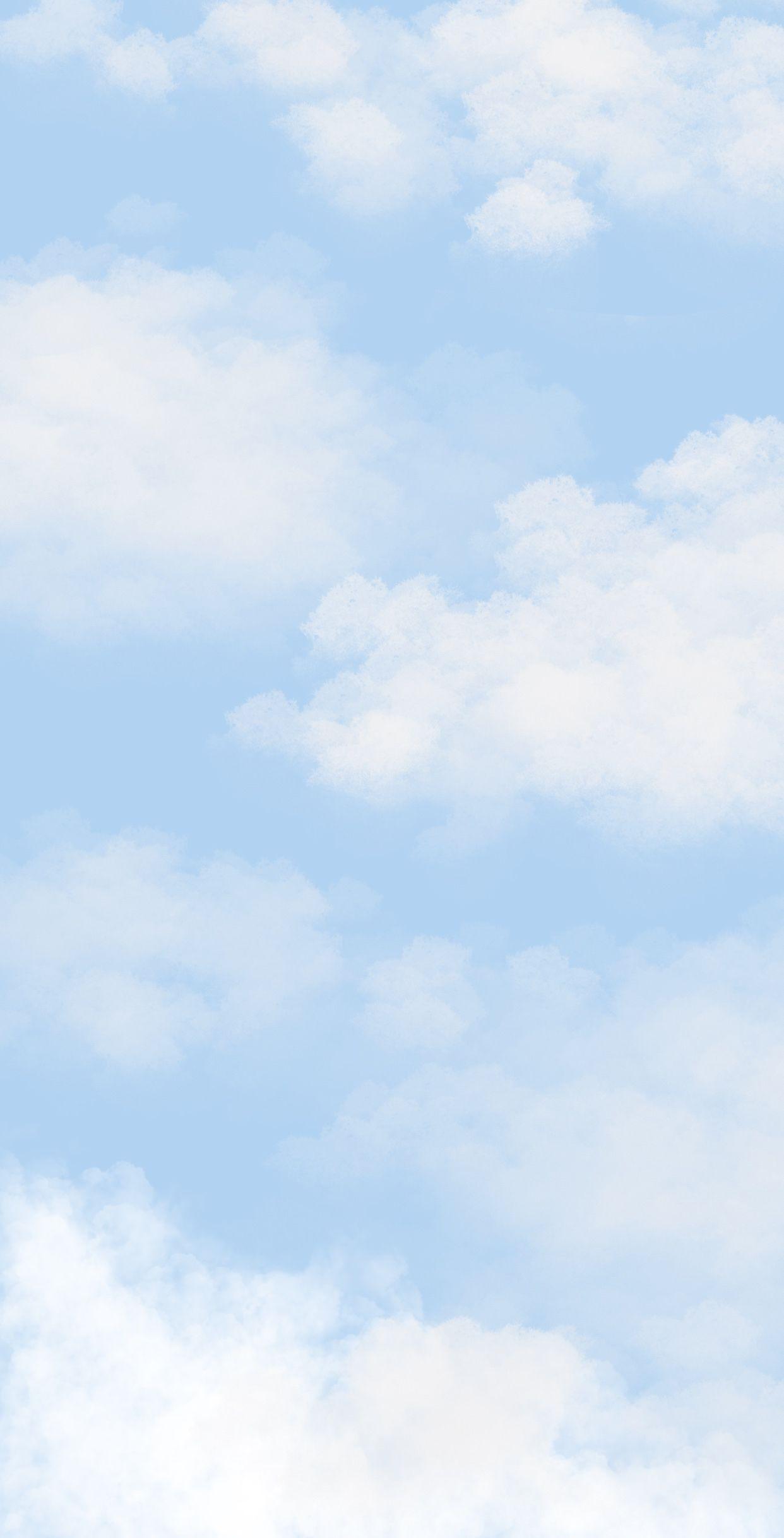 Aesthetic Blue Clouds Wallpapers - Top Free Aesthetic Blue Clouds  Backgrounds - WallpaperAccess