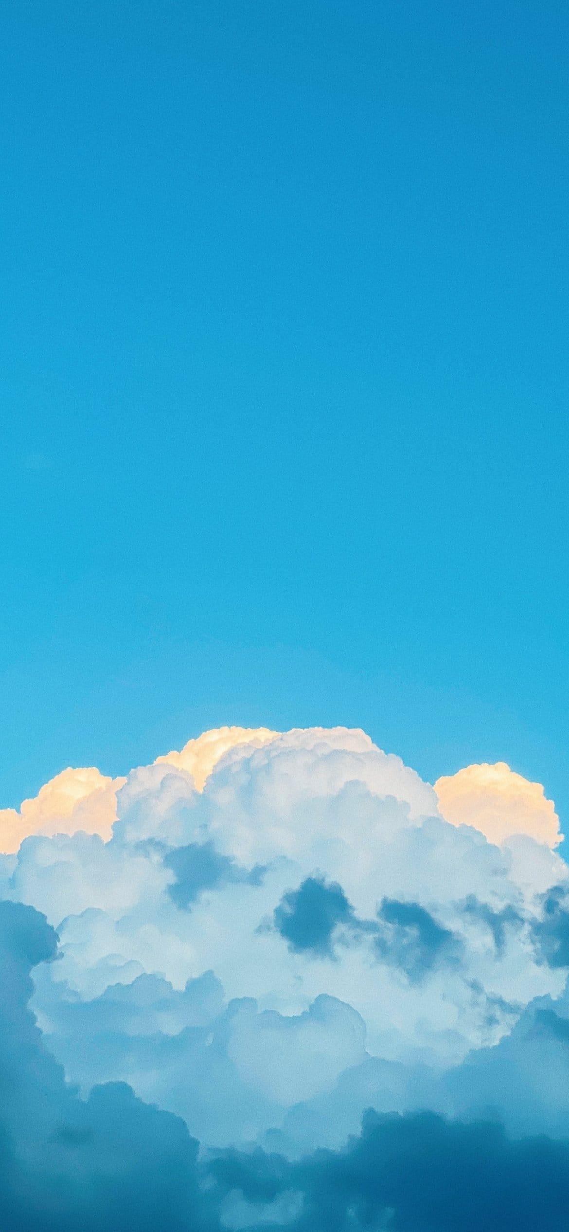 Aesthetic Blue Clouds Wallpapers Top Free Aesthetic Blue Clouds