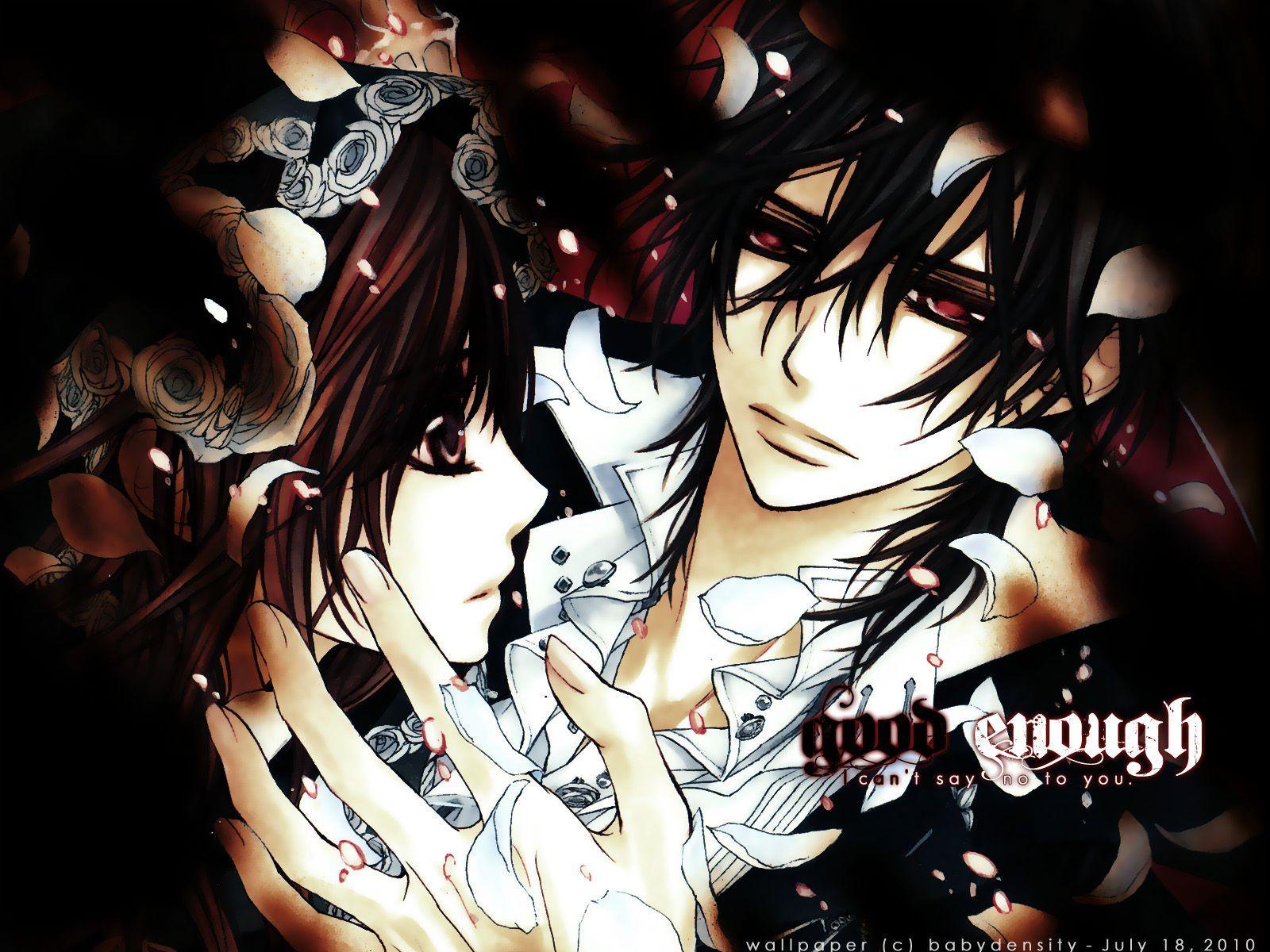 1600x1200 Group of Yuki And Zero Vampire Knight Blood Wallpaper
