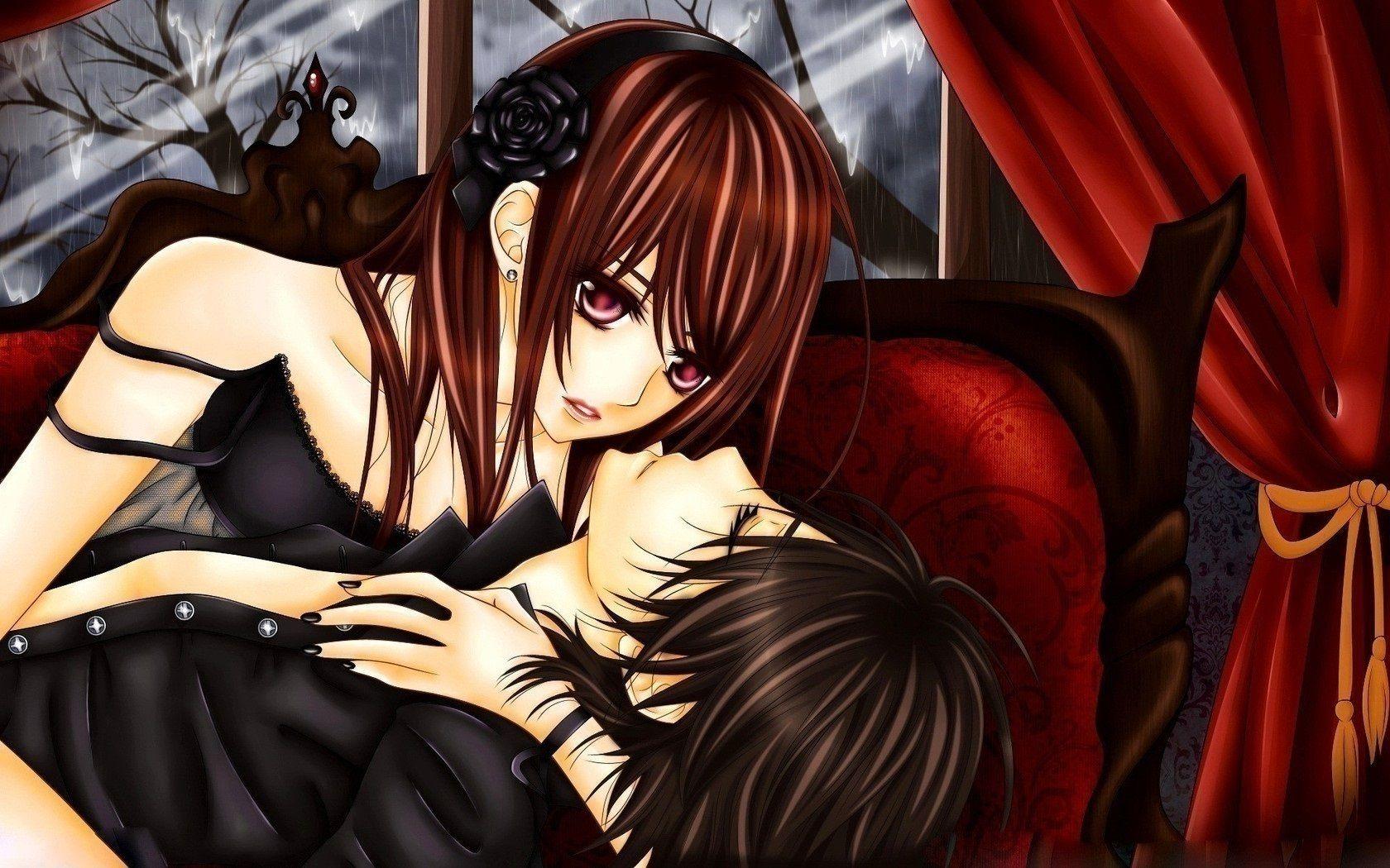 1680x1050 Vampire Knight Kaname And Yuki Wallpaper