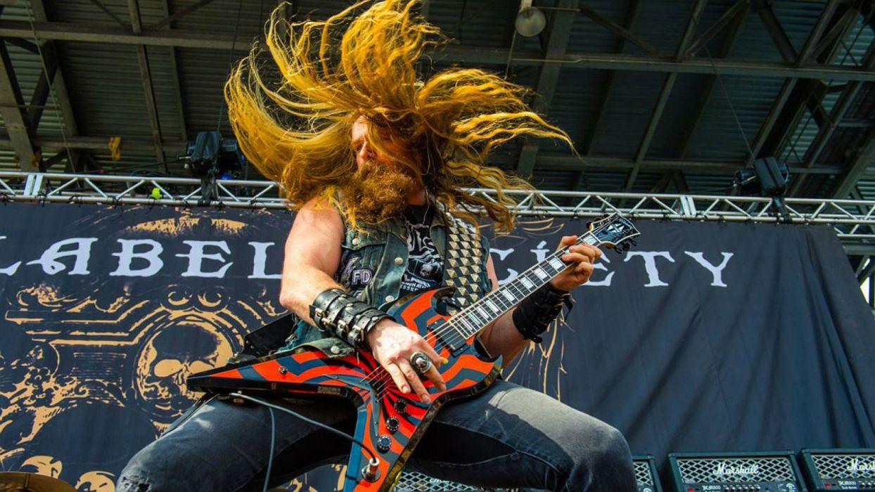 1244x700 ZAKK WYLDE Black Label Society Zakk Wylde Ozzy guitar heavy metal wallpaperx900