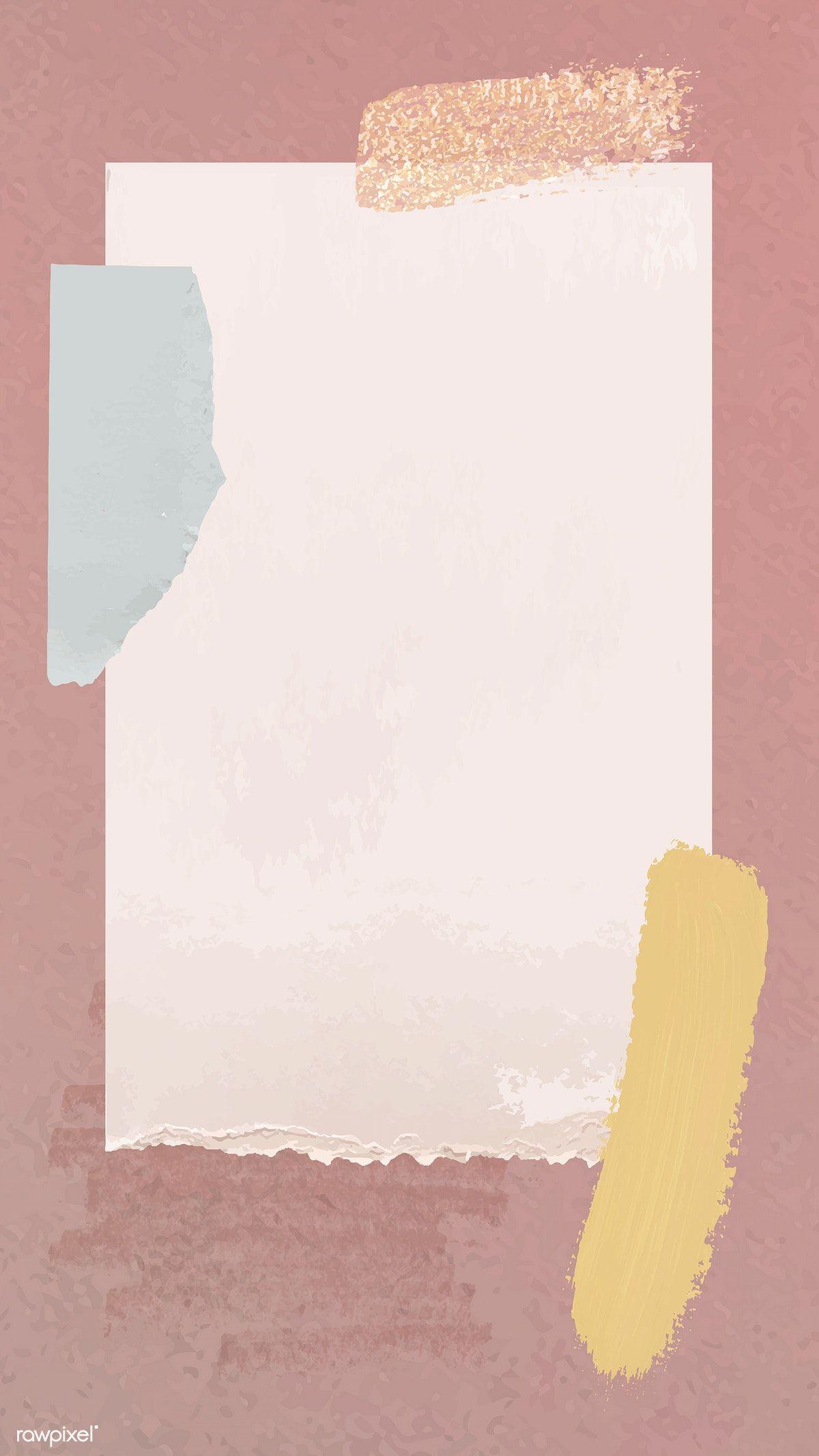 1200x2133 Download premium vector of Ripped paper note template vector 1216049. Ideas de fondos de pantalla, Fondos de blogs, Fondos de instagram
