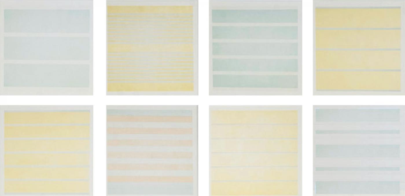 1400x679 Agnes Martin Lithographs on Vellum