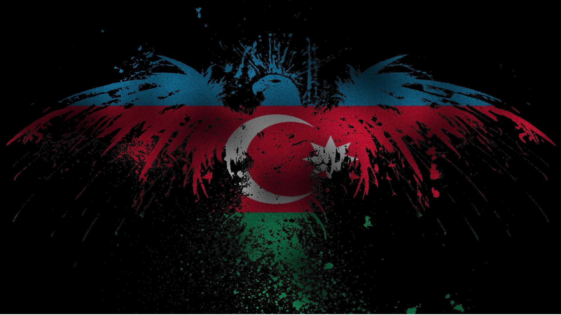 1920x1080 Azerbaijan Flag Wallpaper