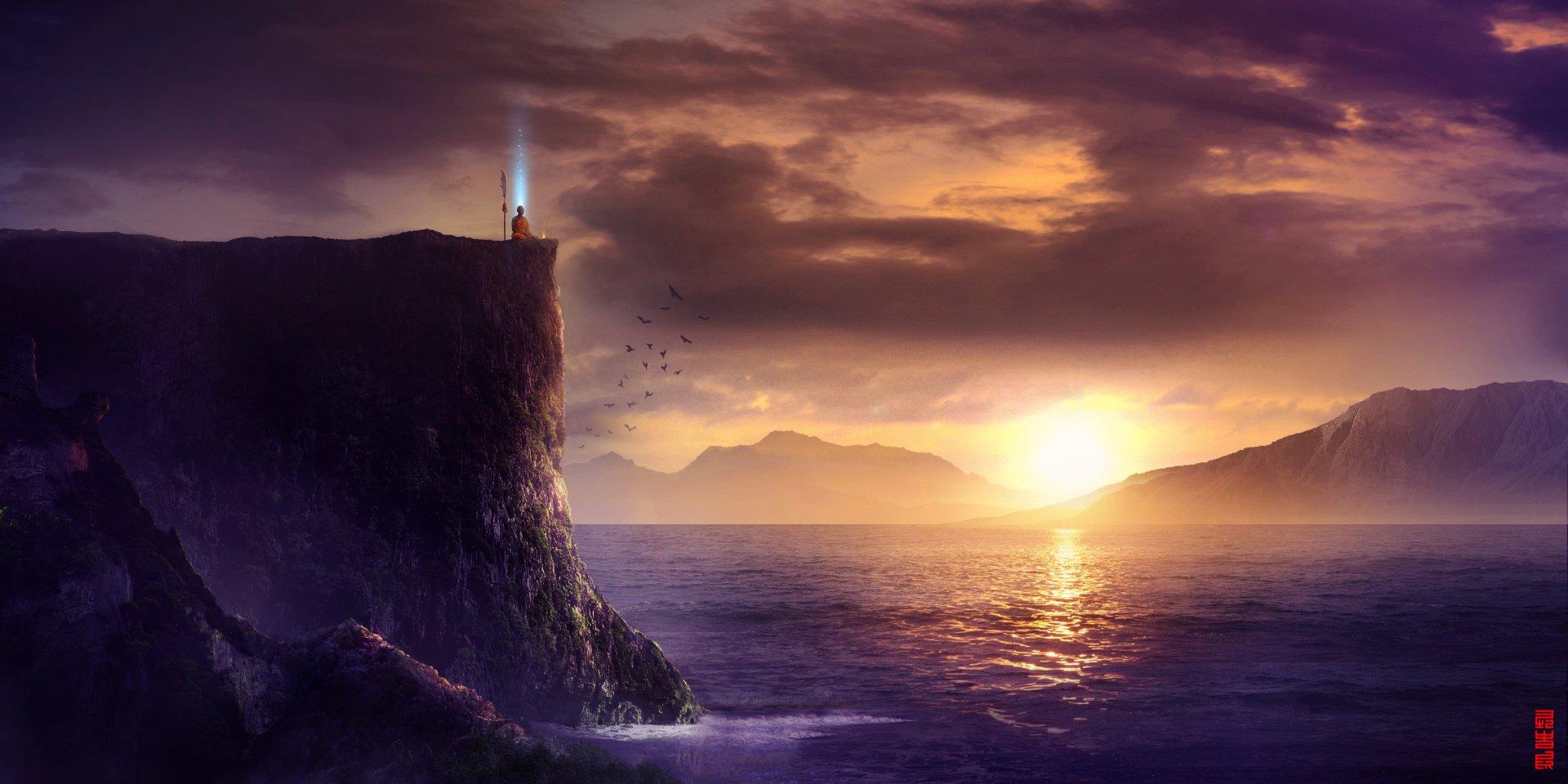 1920x960 Meditation HD Wallpaper and Background Image