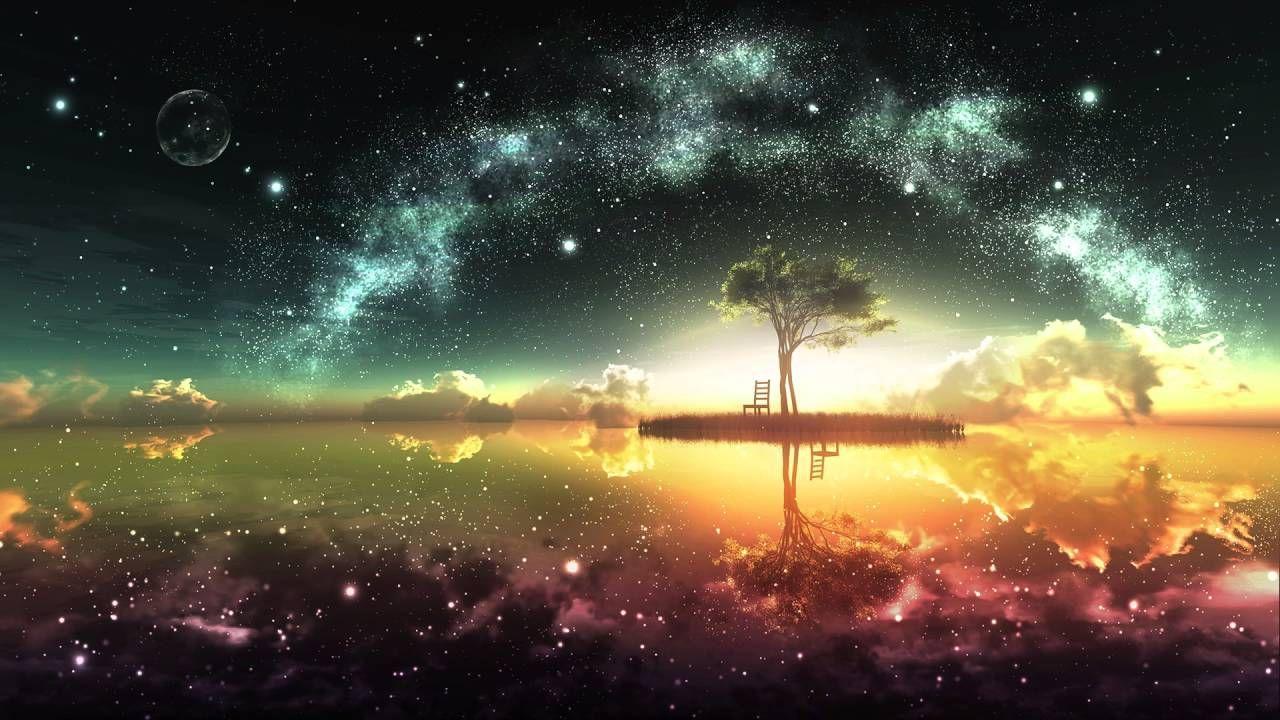 1280x720 Anime Meditation Wallpaper