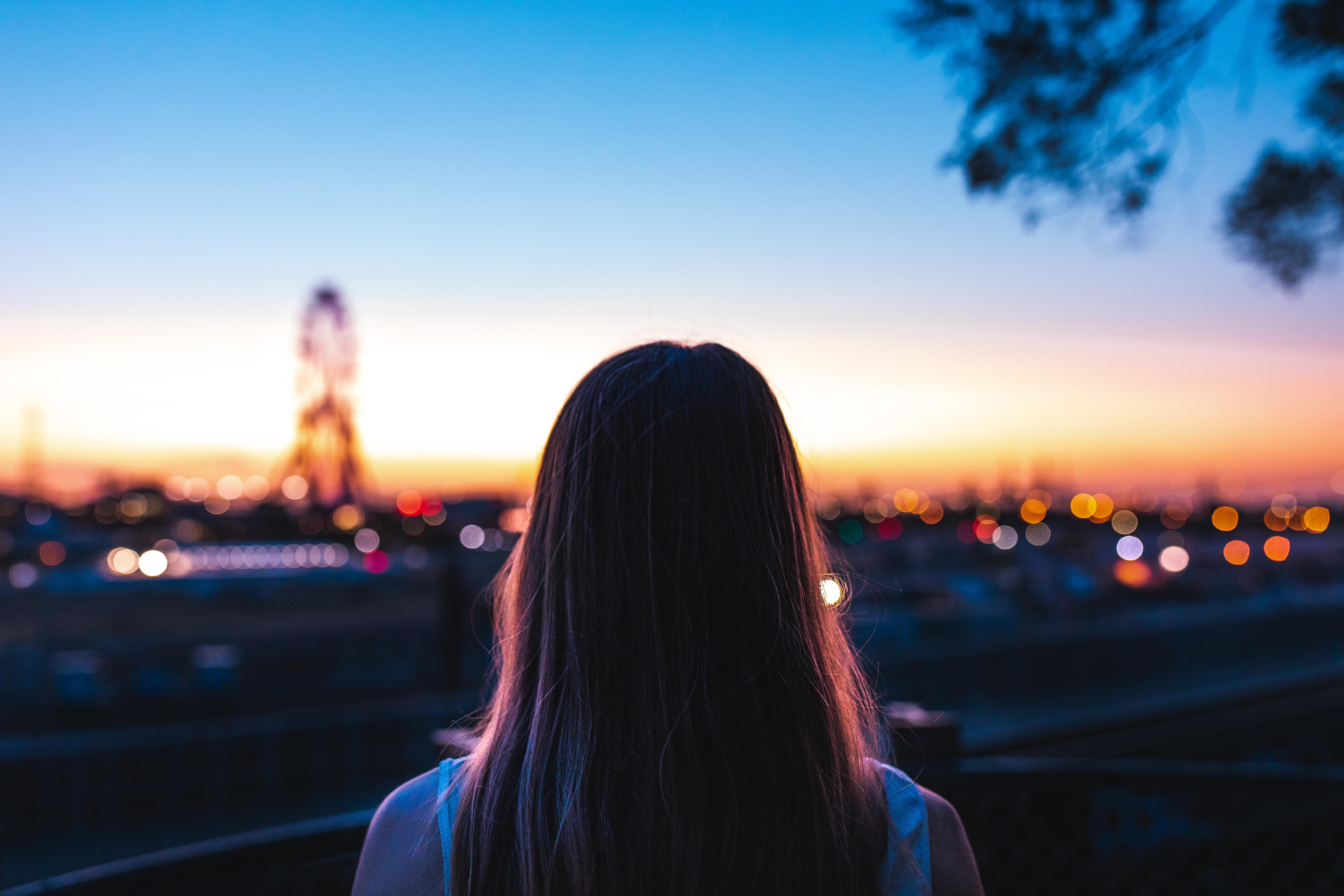 6274x4183 Girl Back View City 5k Wallpaper, HD Girls Wallpaper, 4k Wallpaper, Image, Background, Photos and Picture