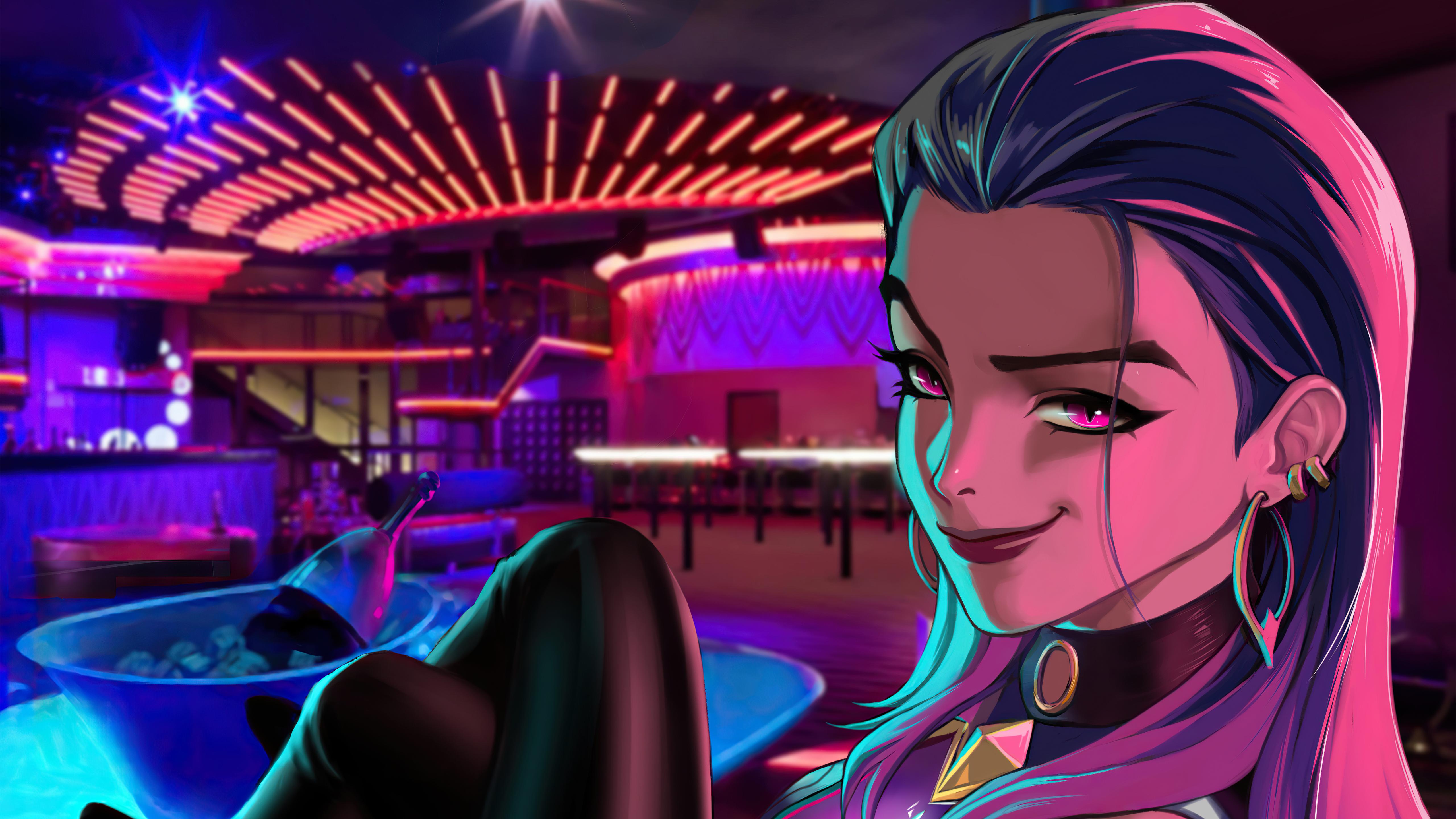 5120x2880 Night Life Reyna Valorant Fanart 5k, HD Games, 4k Wallpaper, Image, Background, Photo and Picture