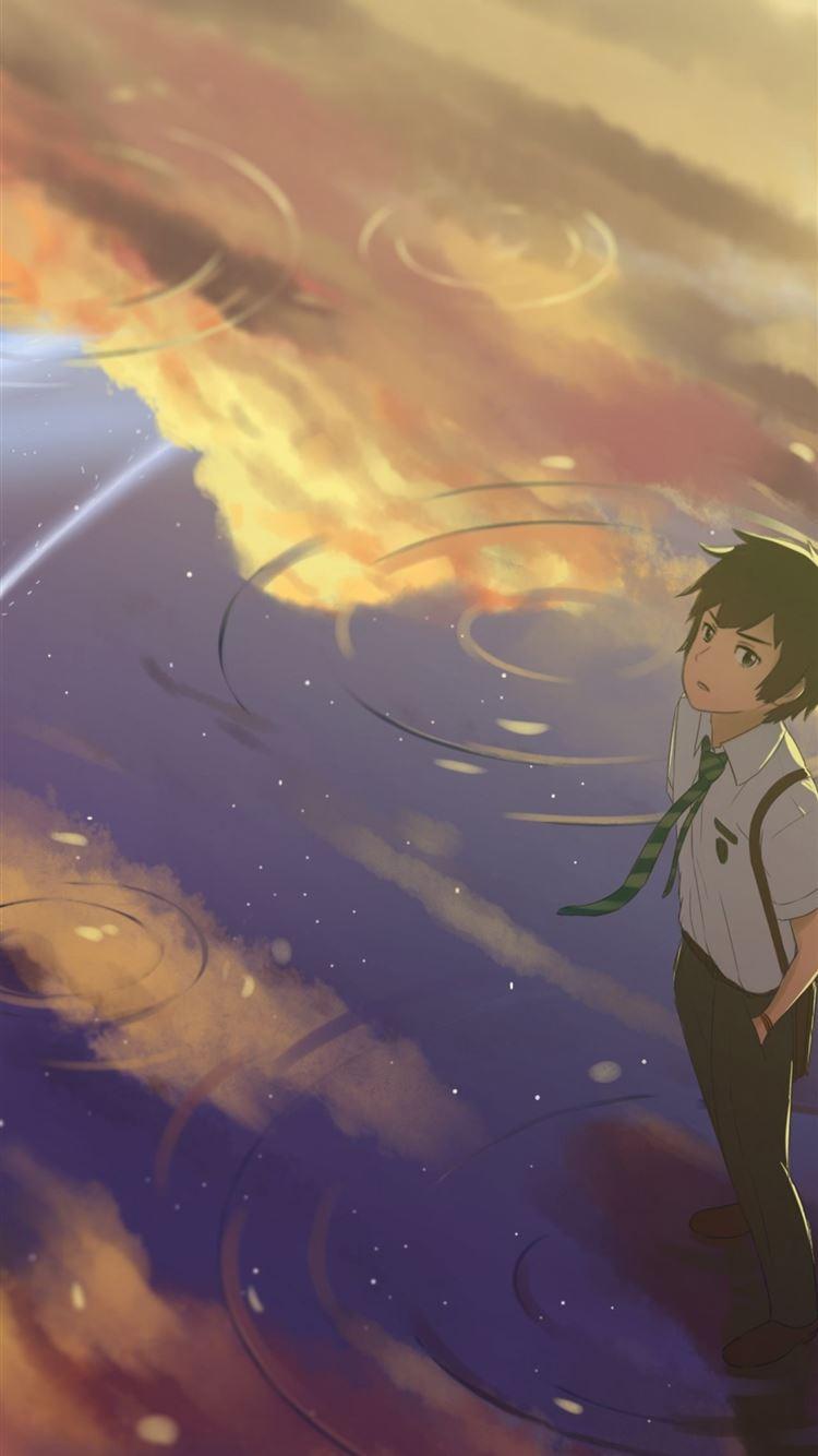 750x1334 Your Name Taki Tachibana Mitsuha Miyamizu Kimi No. iPhone Wallpaper Free Download
