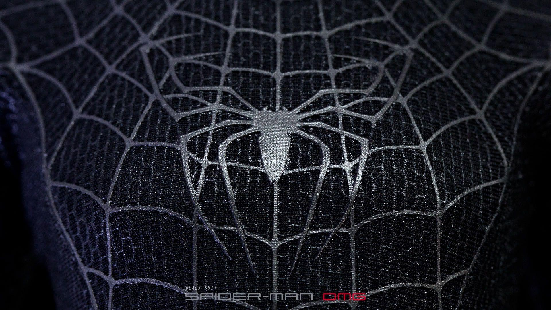1920x1080 Black Suit Spiderman Wallpaper 532.53 Kb