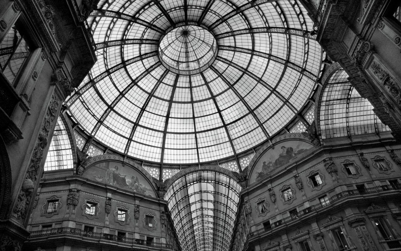 1680x1050 Modern Architecture Wallpaper Black And White