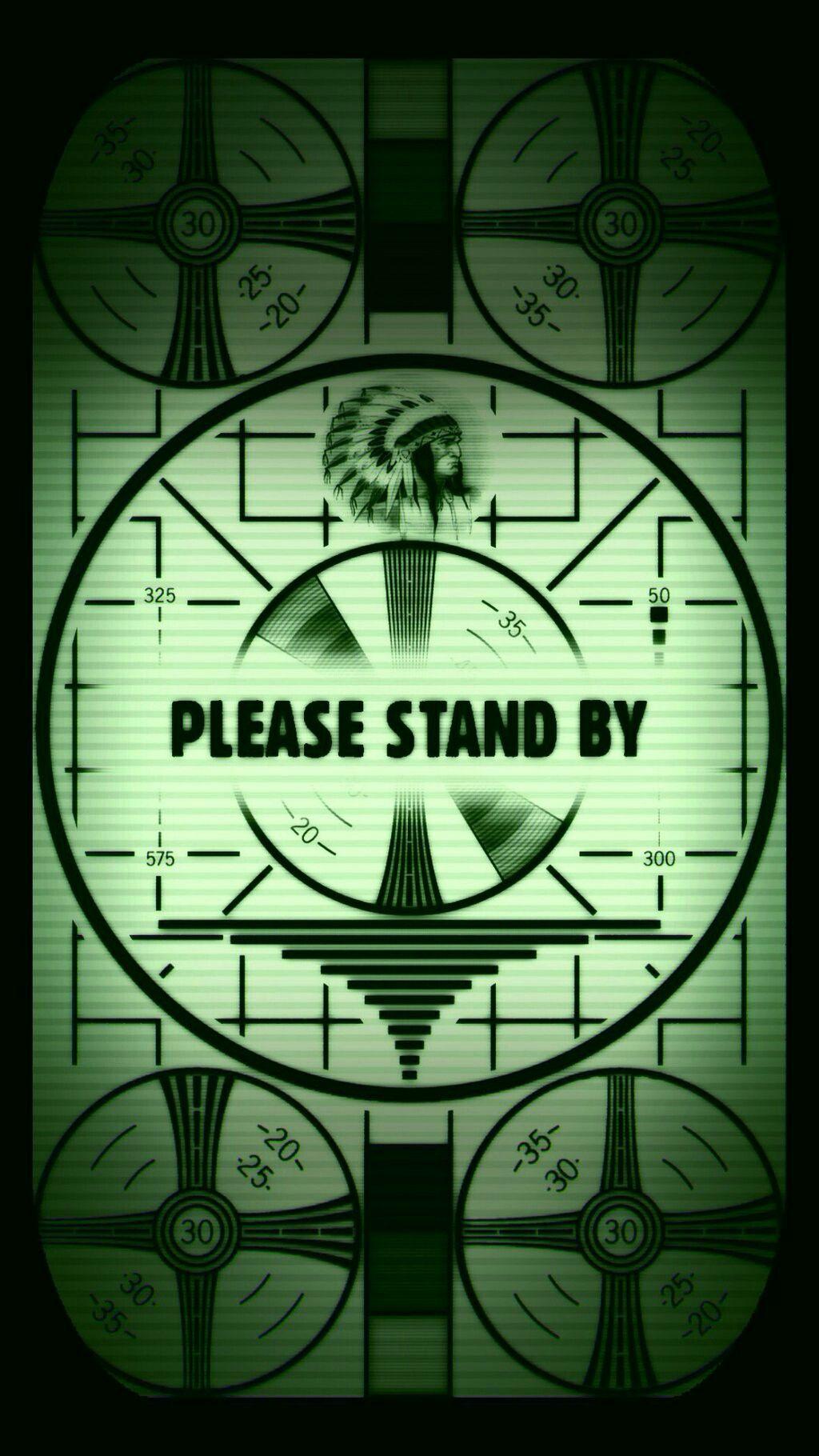 1024x1820 Please Stand By iPhone Wallpaper