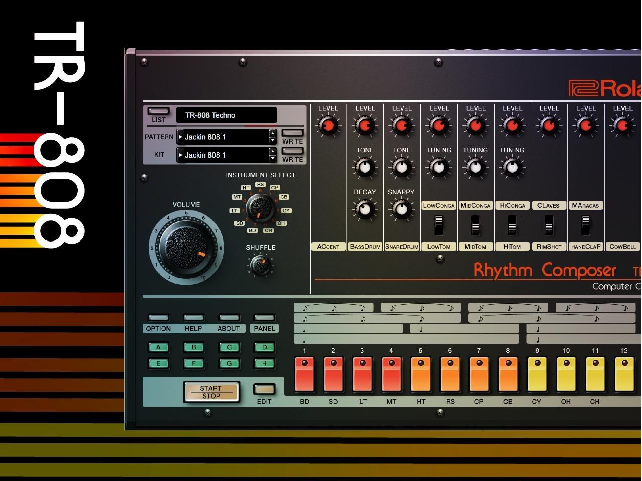 1281x960 Roland TR 808 Drum Machine Software