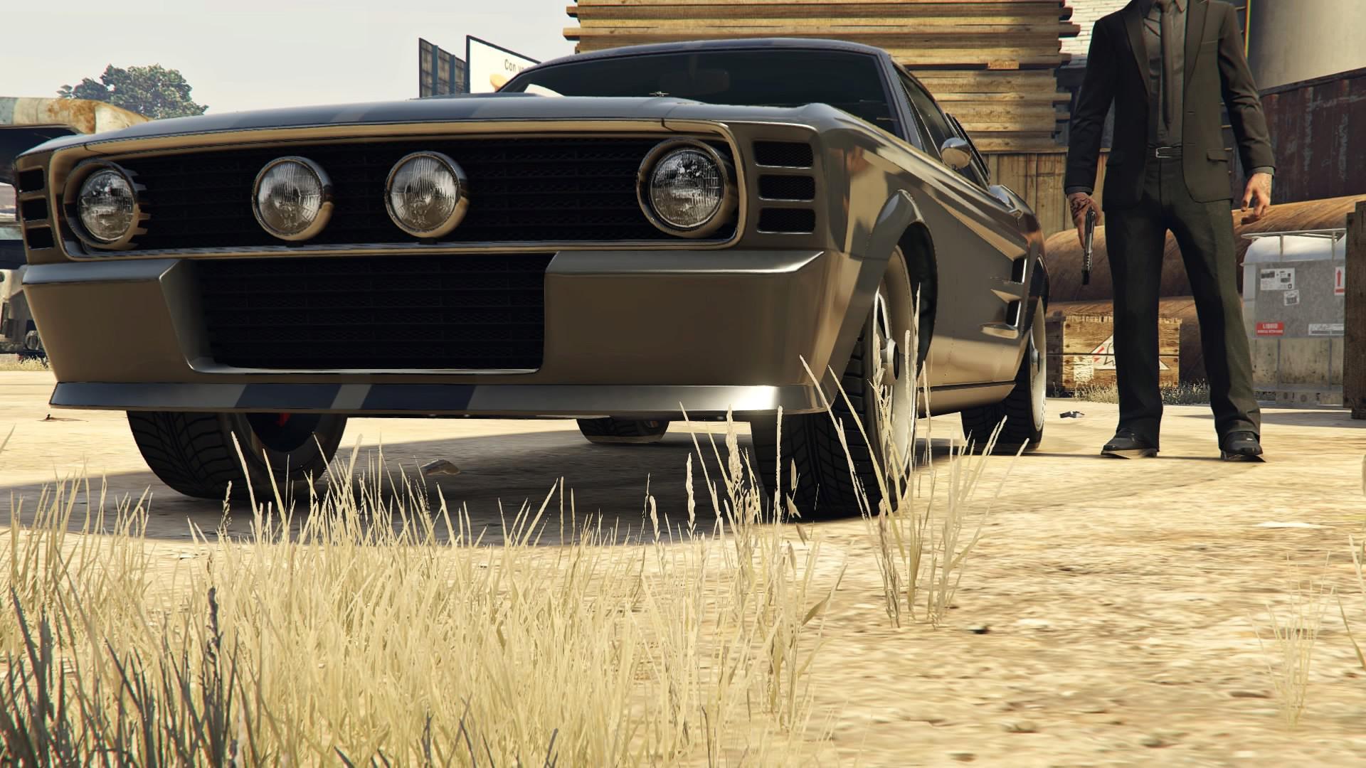 1920x1080 John Wick with his Mustang: gtavcustoms