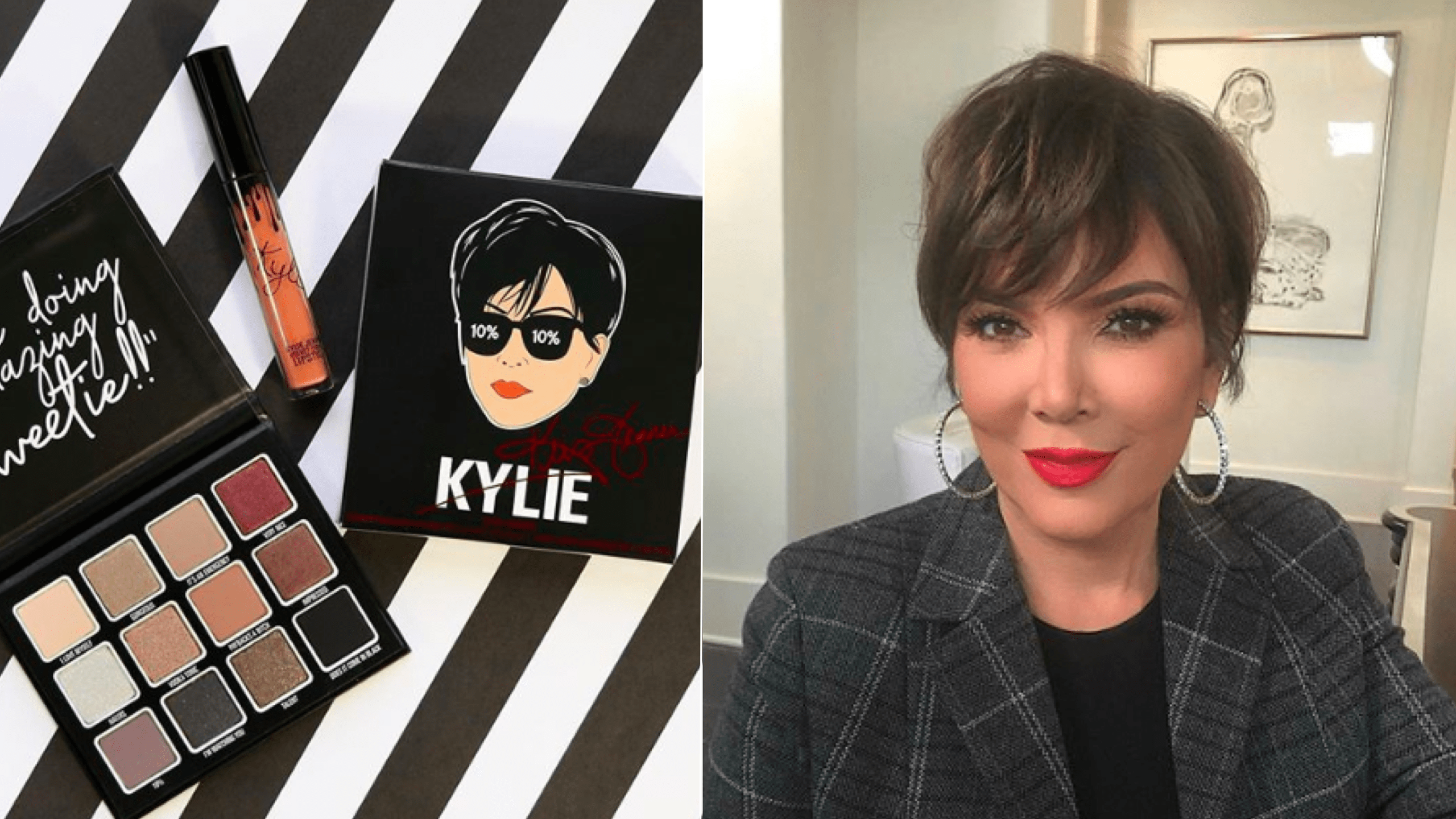2560x1440 Kylie Jenner Dropped a Kris Jenner Makeup Collection for Mother's Day