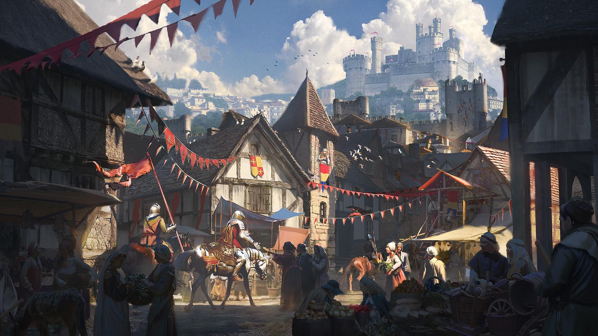 1920x1080 HD Wallpaper for theme: village HD wallpaper, background