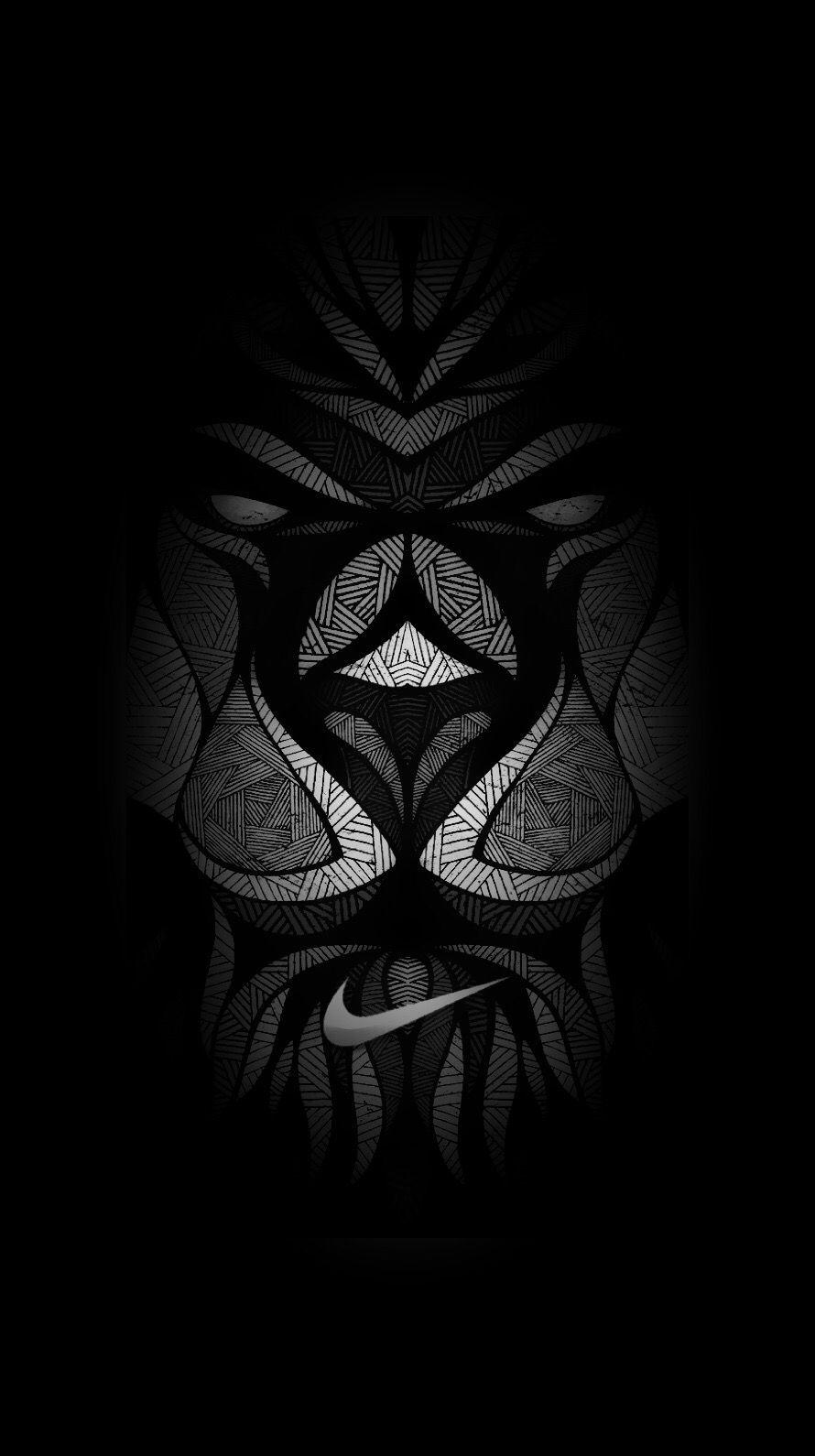 890x1590 Lebron James Logo Black And White Wallpaper