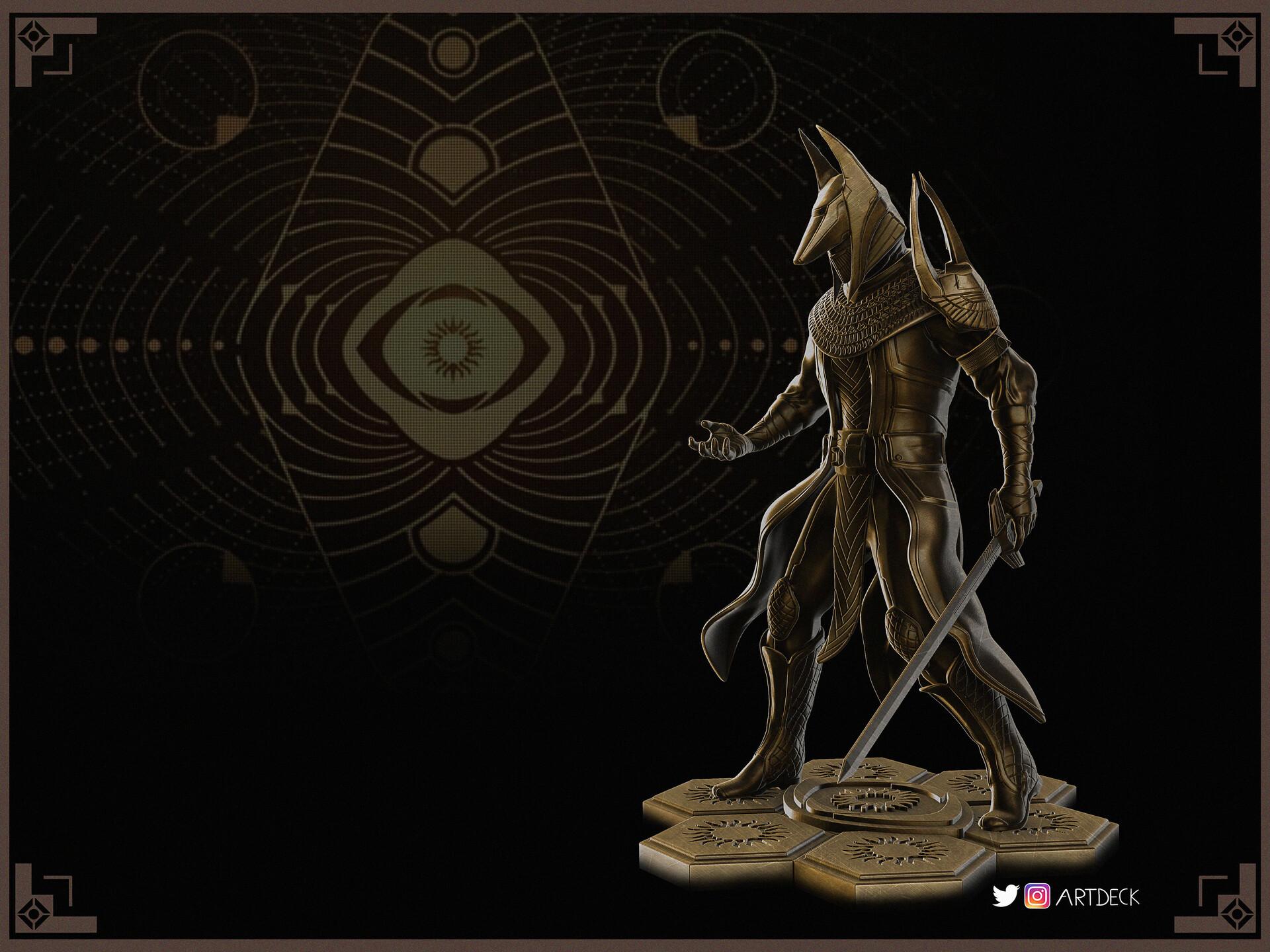 1920x1440 Danny van Eck of Osiris Warlock Figurine