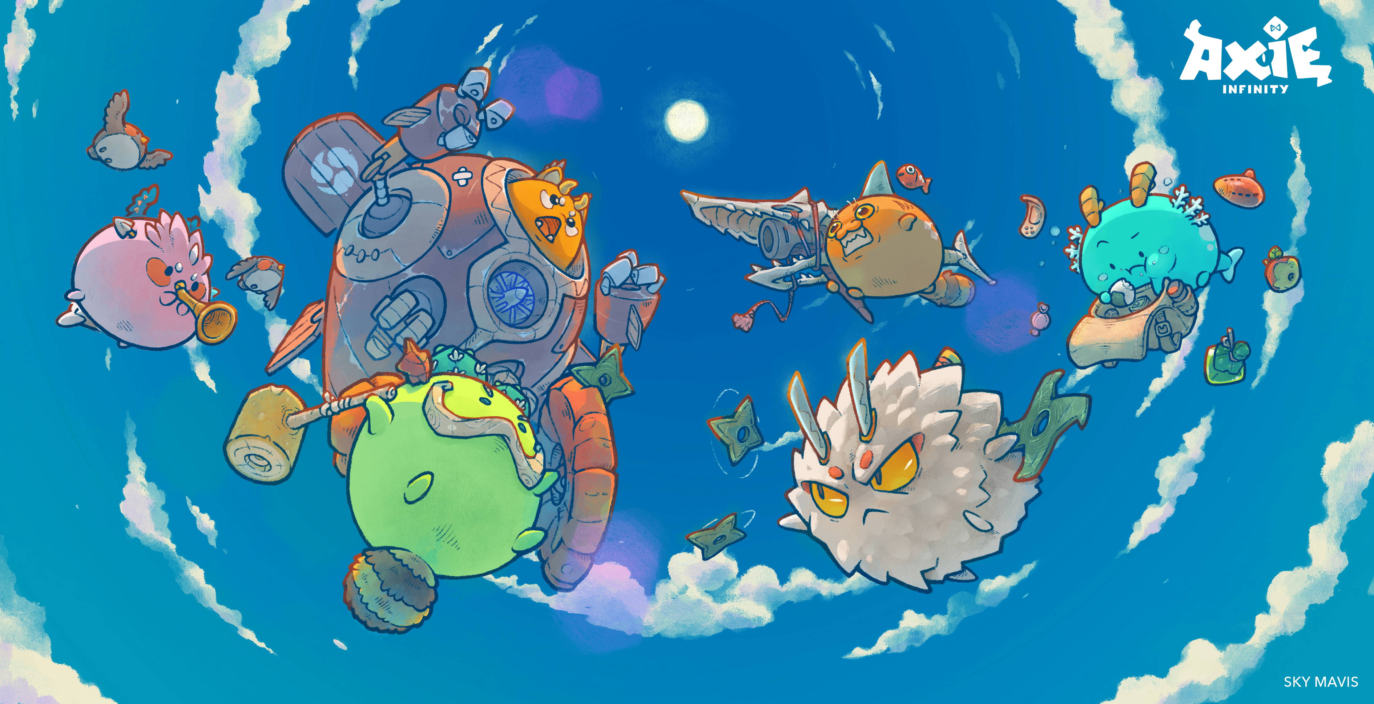 Axie Infinity Wallpapers Top Free Axie Infinity Backgrounds Wallpaperaccess