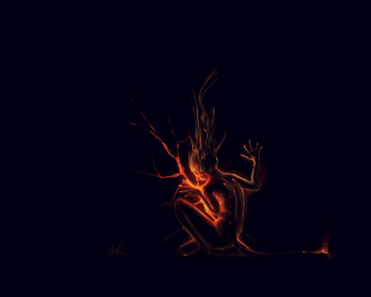 1280x1024 Devil Women Wallpaper
