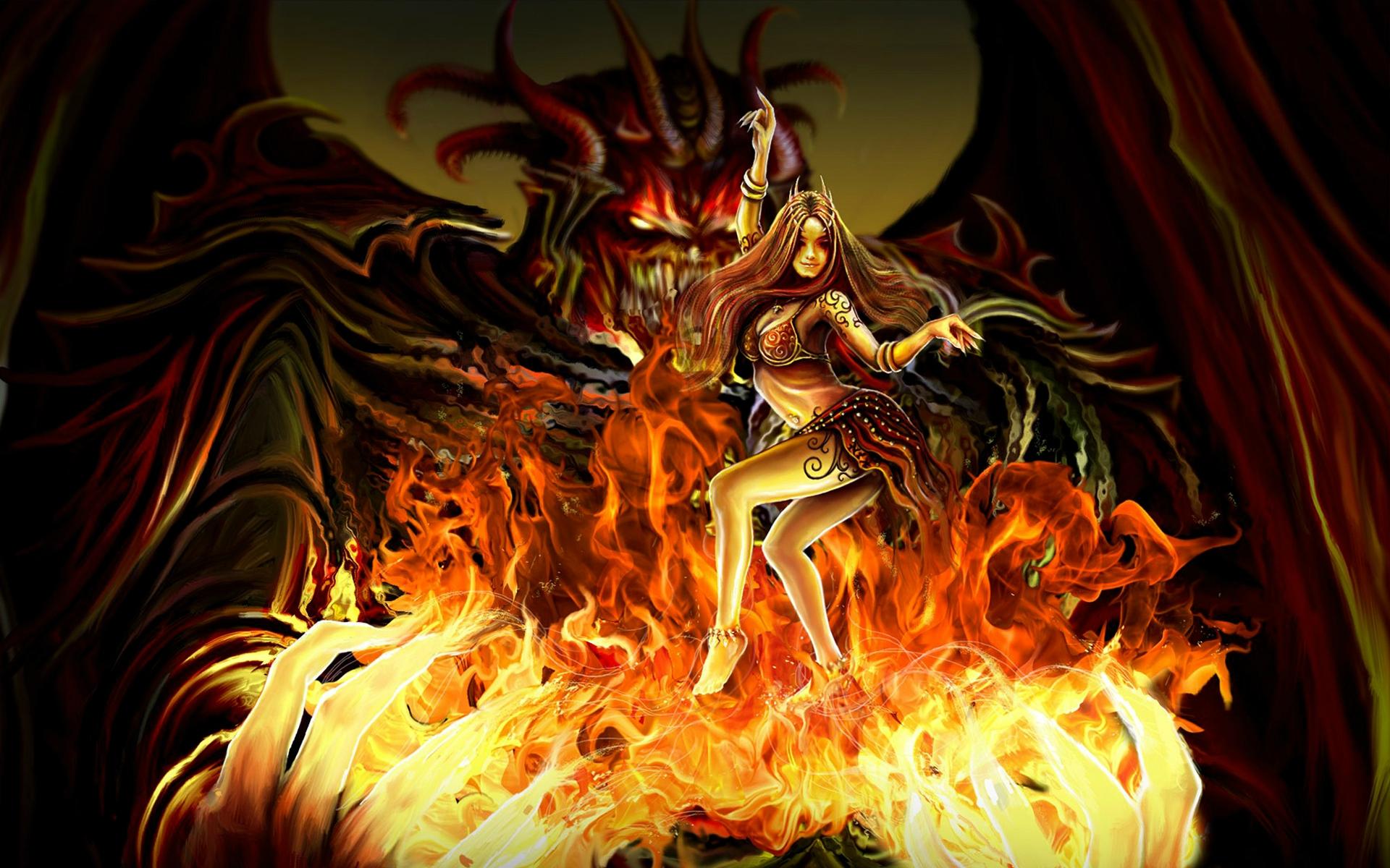 1920x1200 Demon Wallpaper Demon Cool Anime Picture