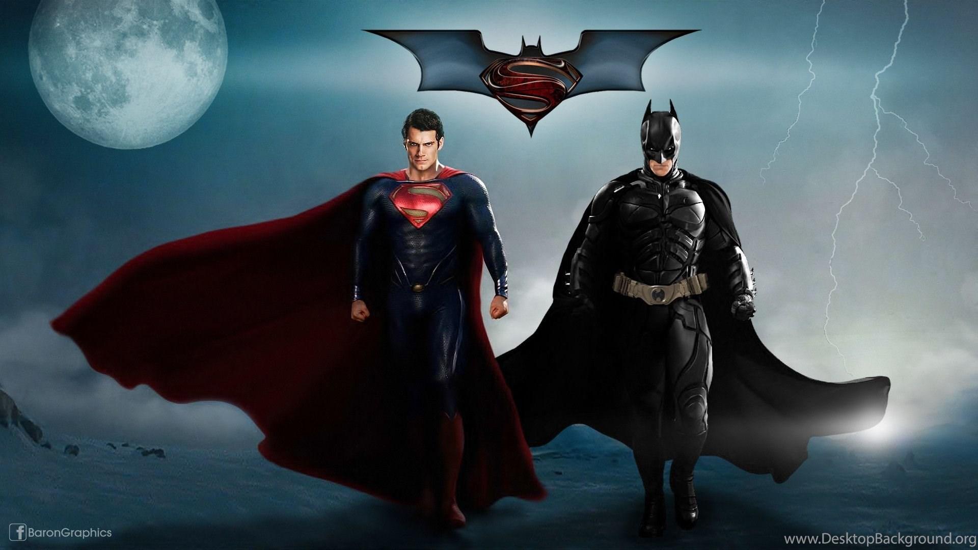 1920x1080 Superman And Batman Wallpaper Desktop Background